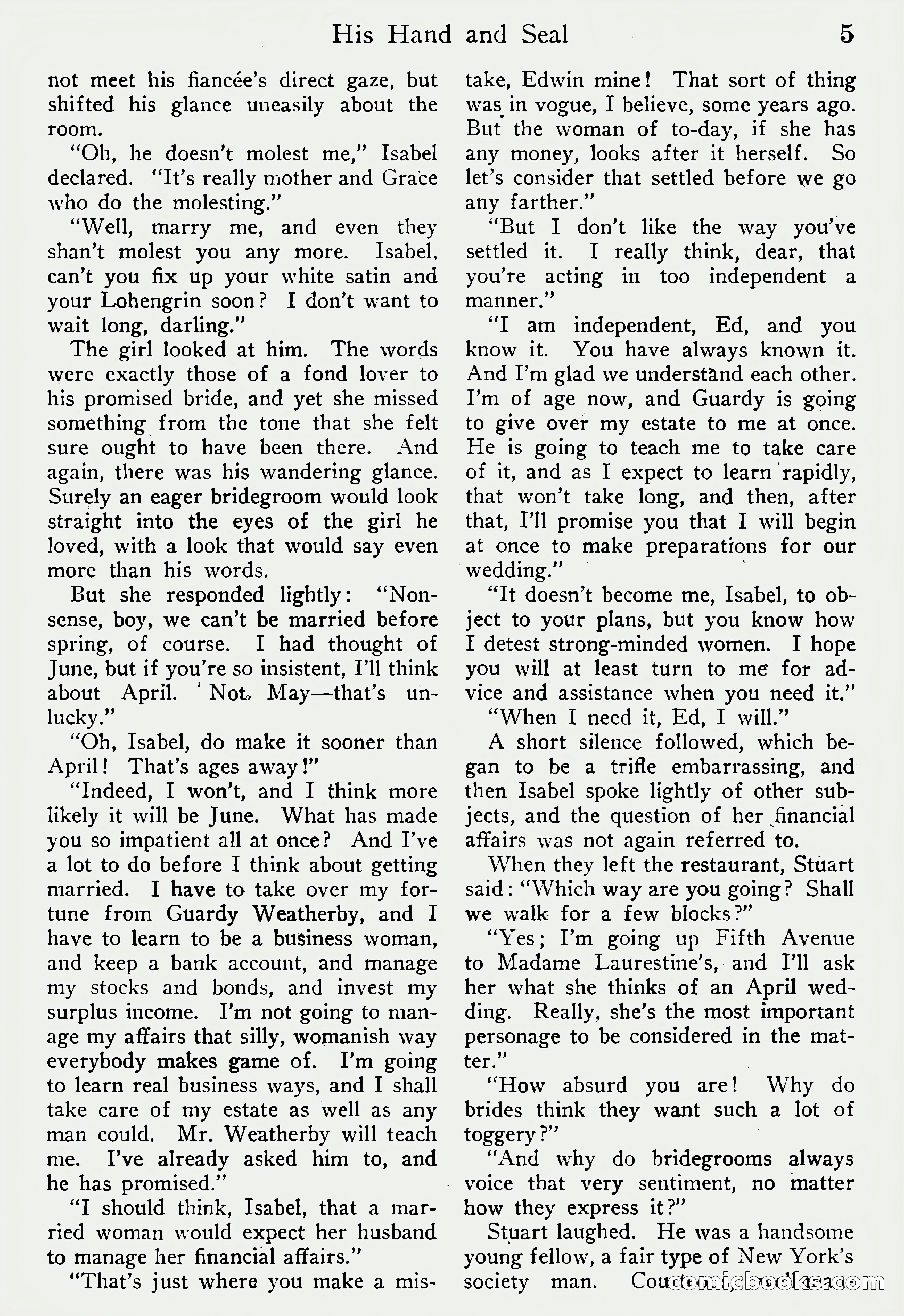 Detective Story Magazine, Vol. 6, No. 1 — page 7 of 132