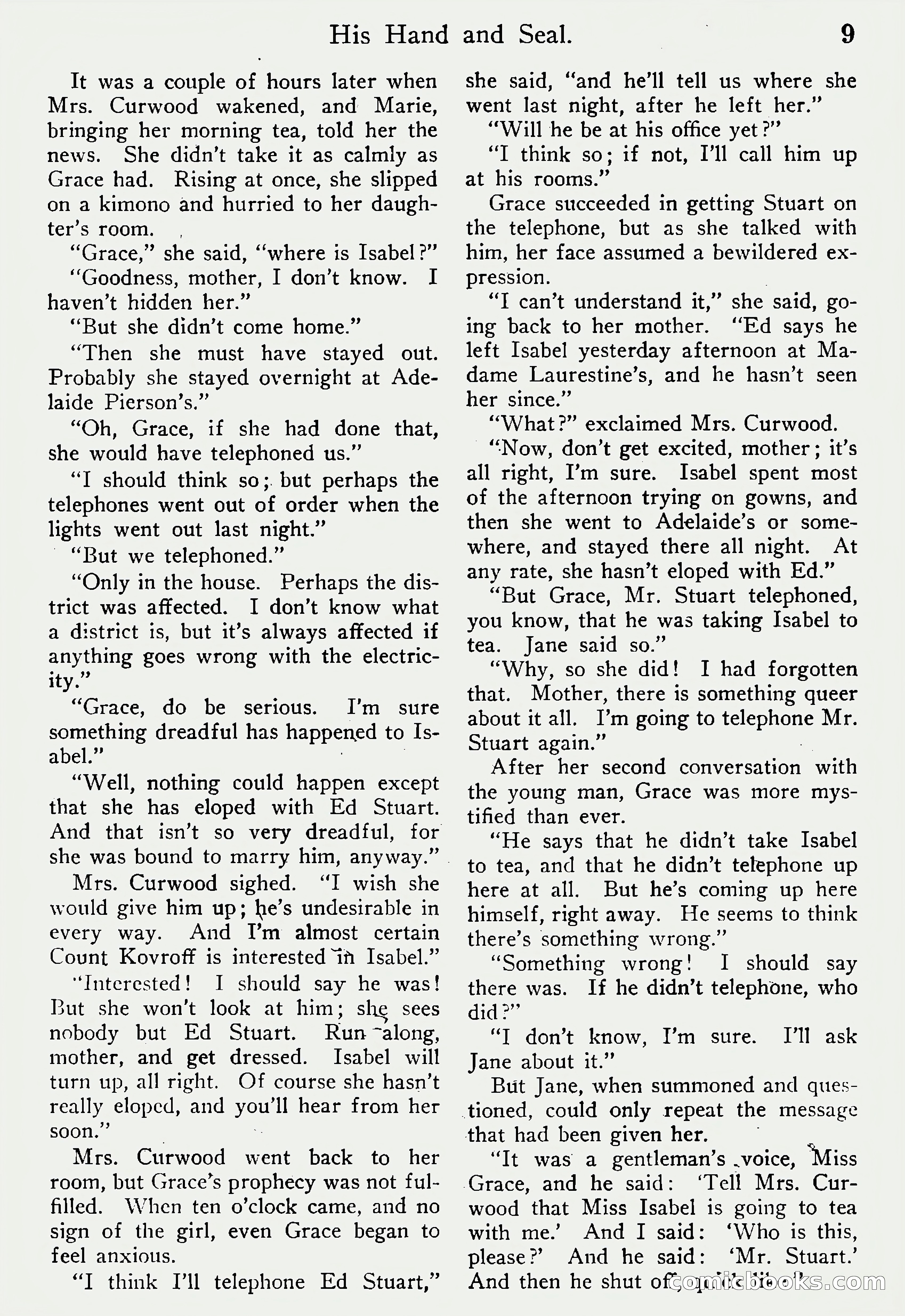 Detective Story Magazine, Vol. 6, No. 1 — page 11 of 132