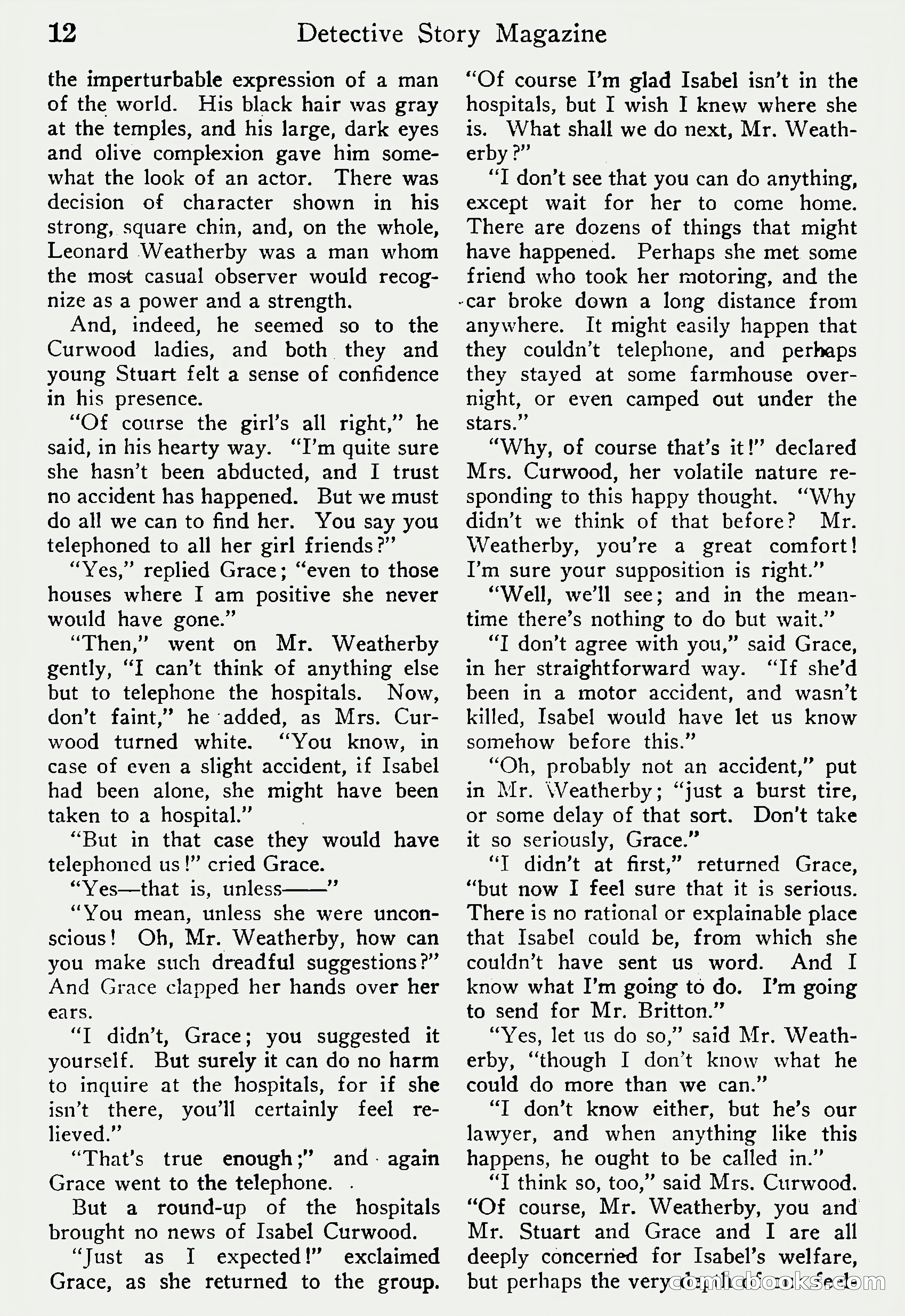Detective Story Magazine, Vol. 6, No. 1 — page 14 of 132