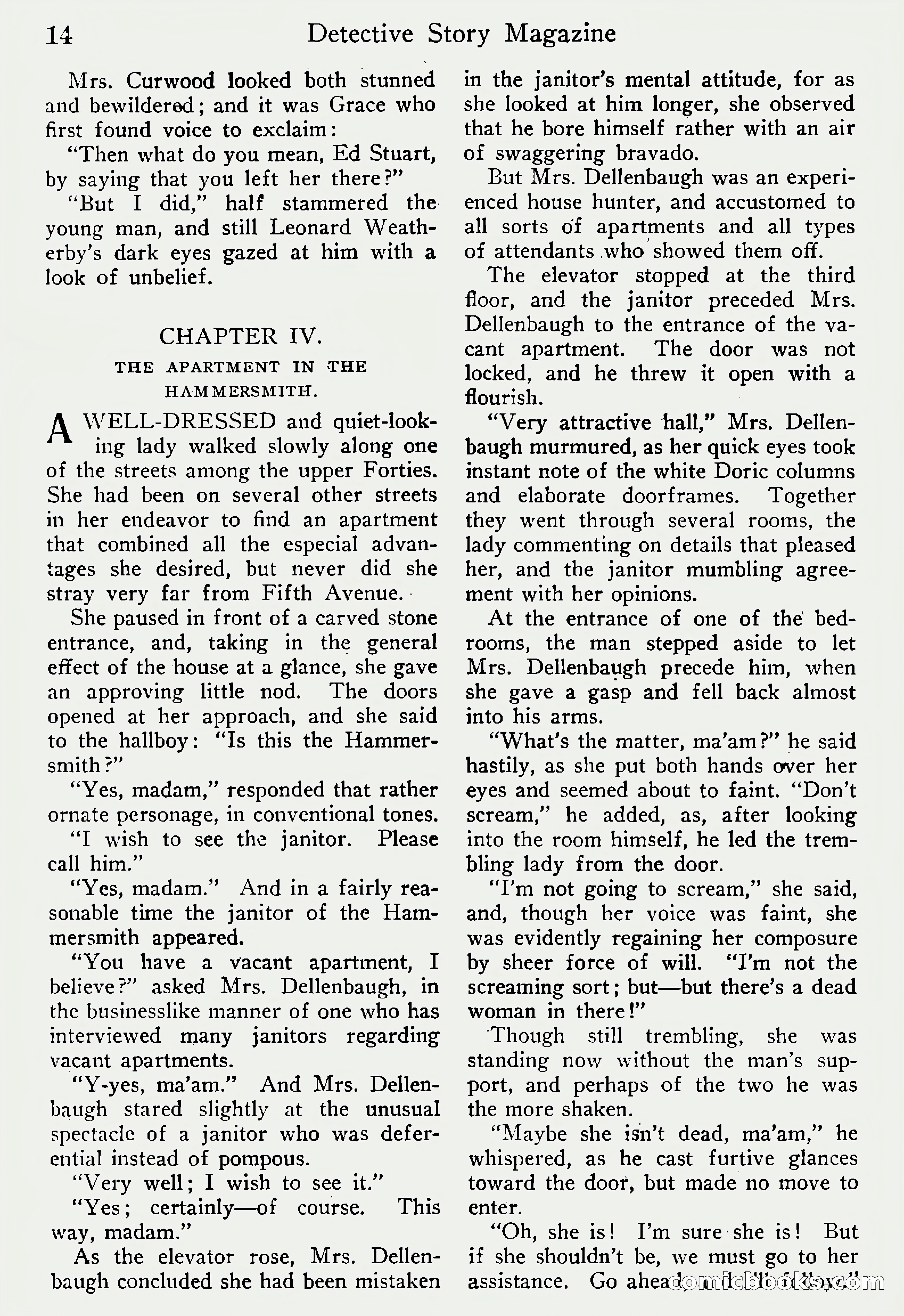 Detective Story Magazine, Vol. 6, No. 1 — page 16 of 132