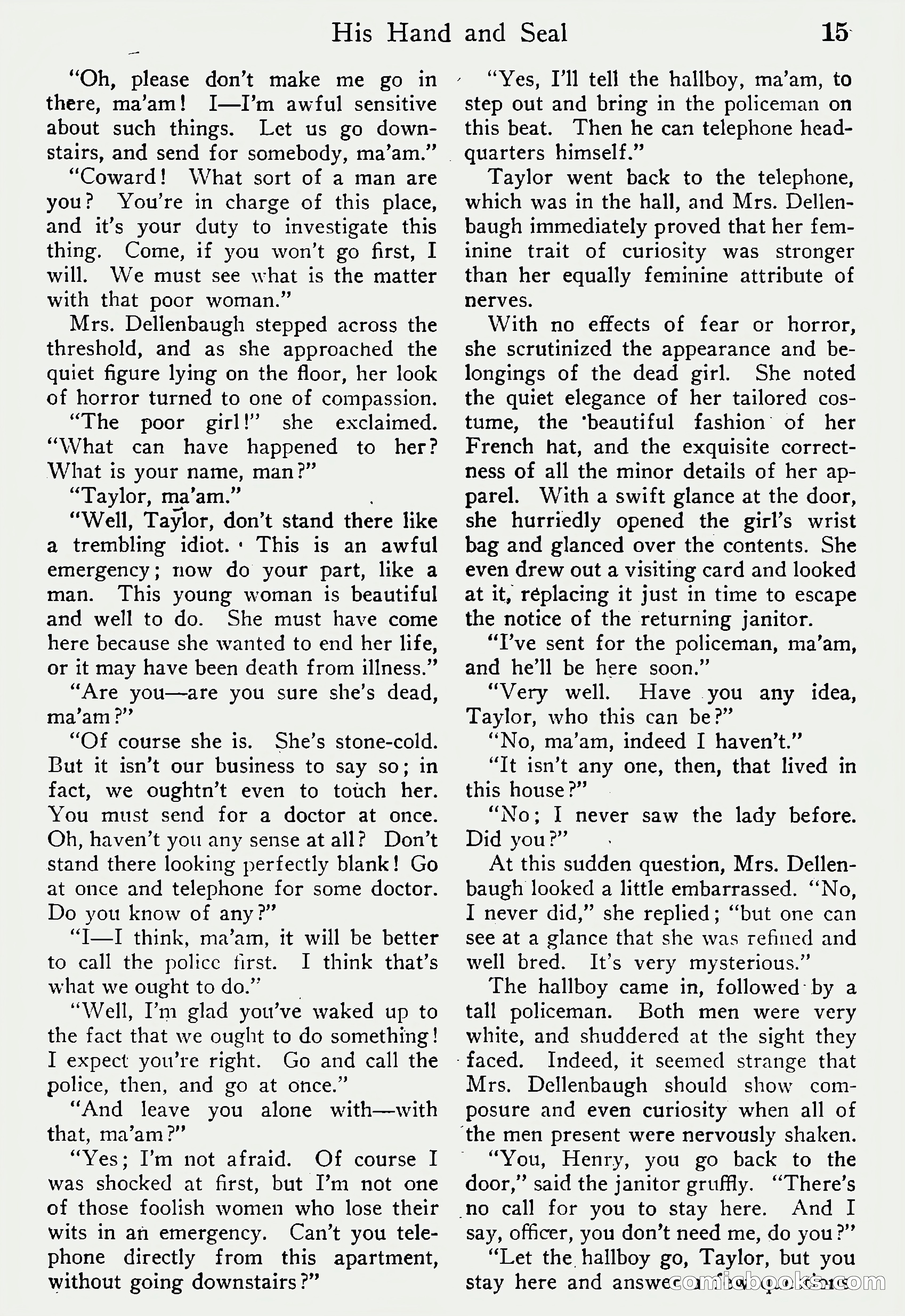 Detective Story Magazine, Vol. 6, No. 1 — page 17 of 132