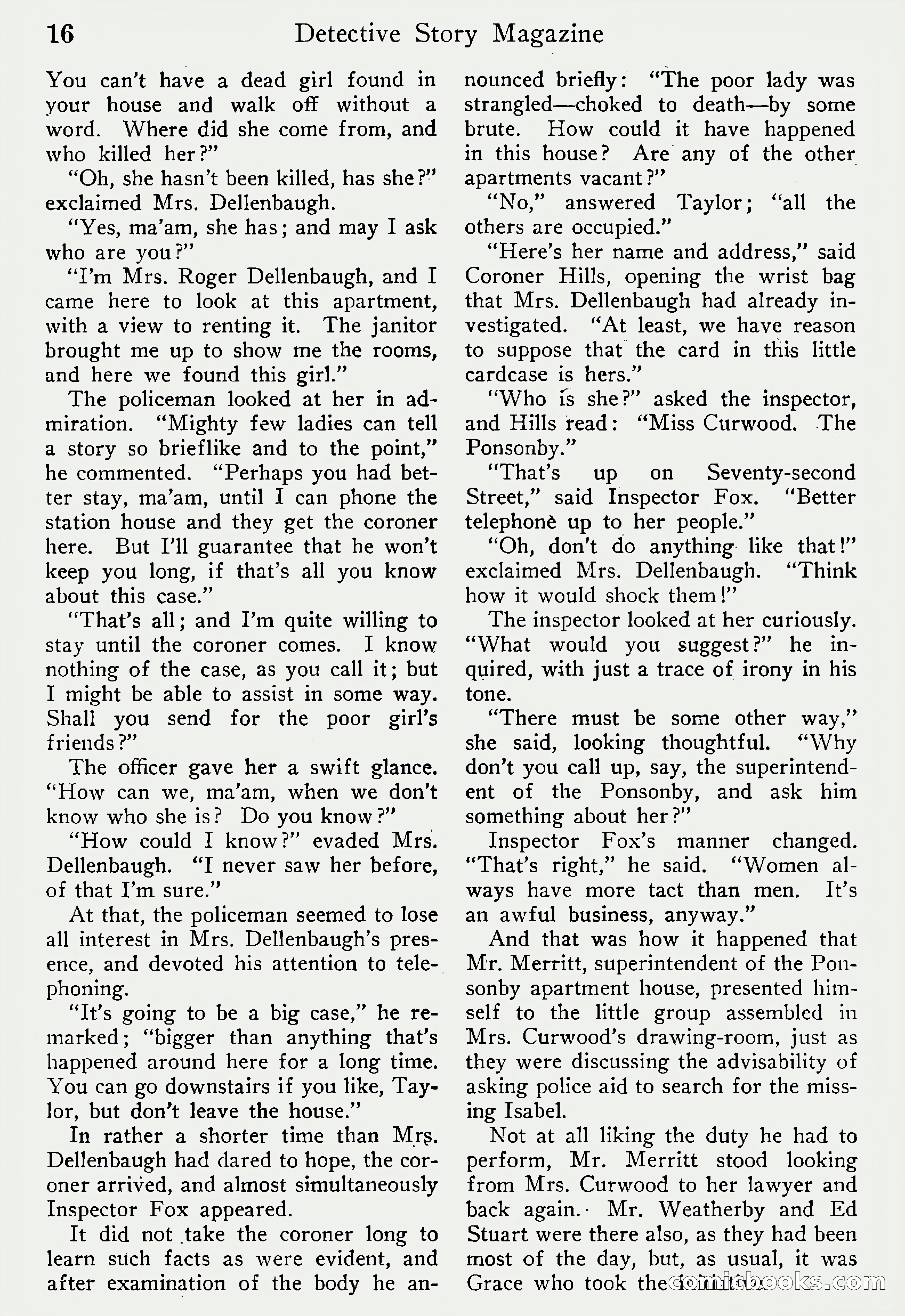 Detective Story Magazine, Vol. 6, No. 1 — page 18 of 132