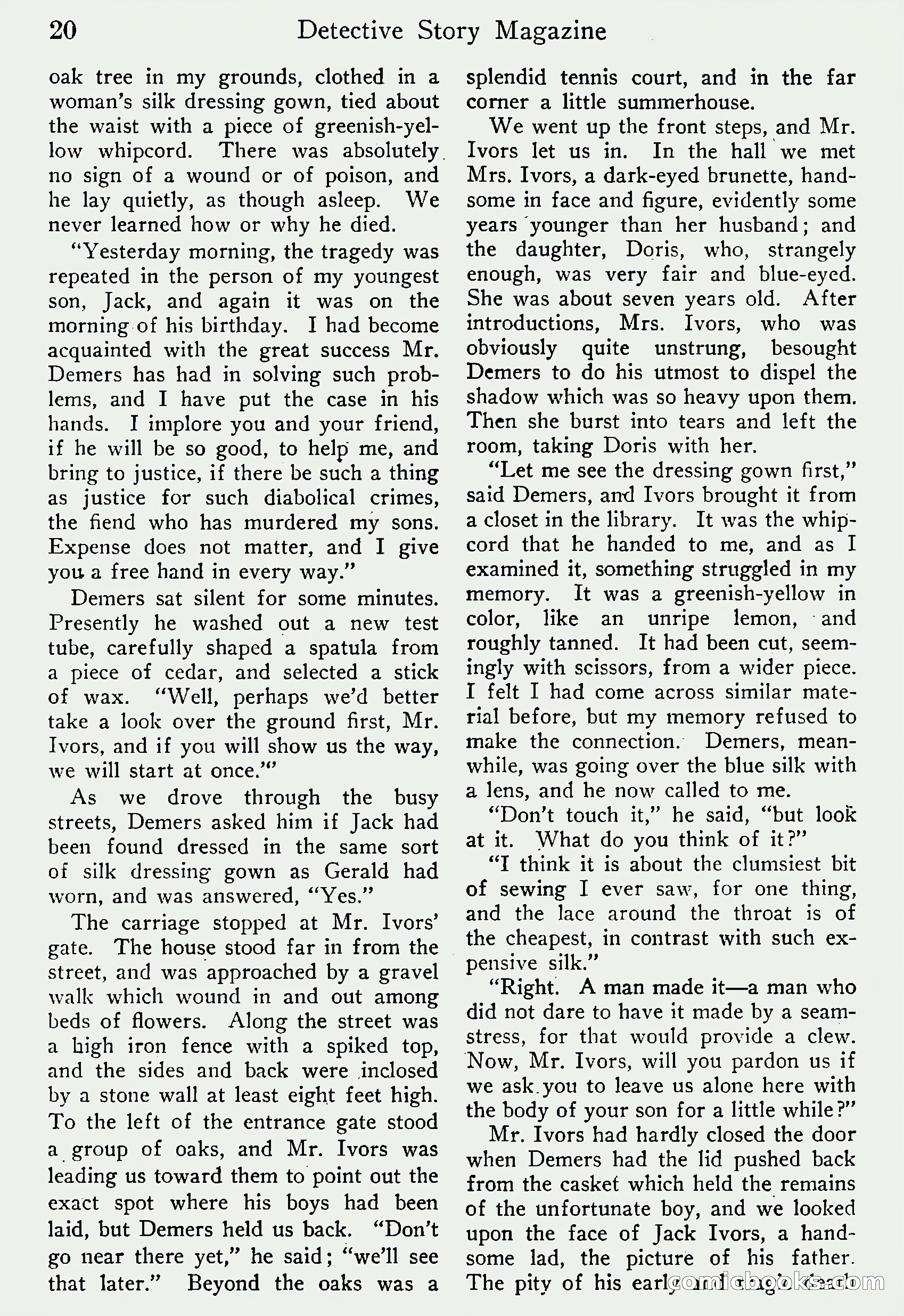 Detective Story Magazine, Vol. 6, No. 1 — page 22 of 132