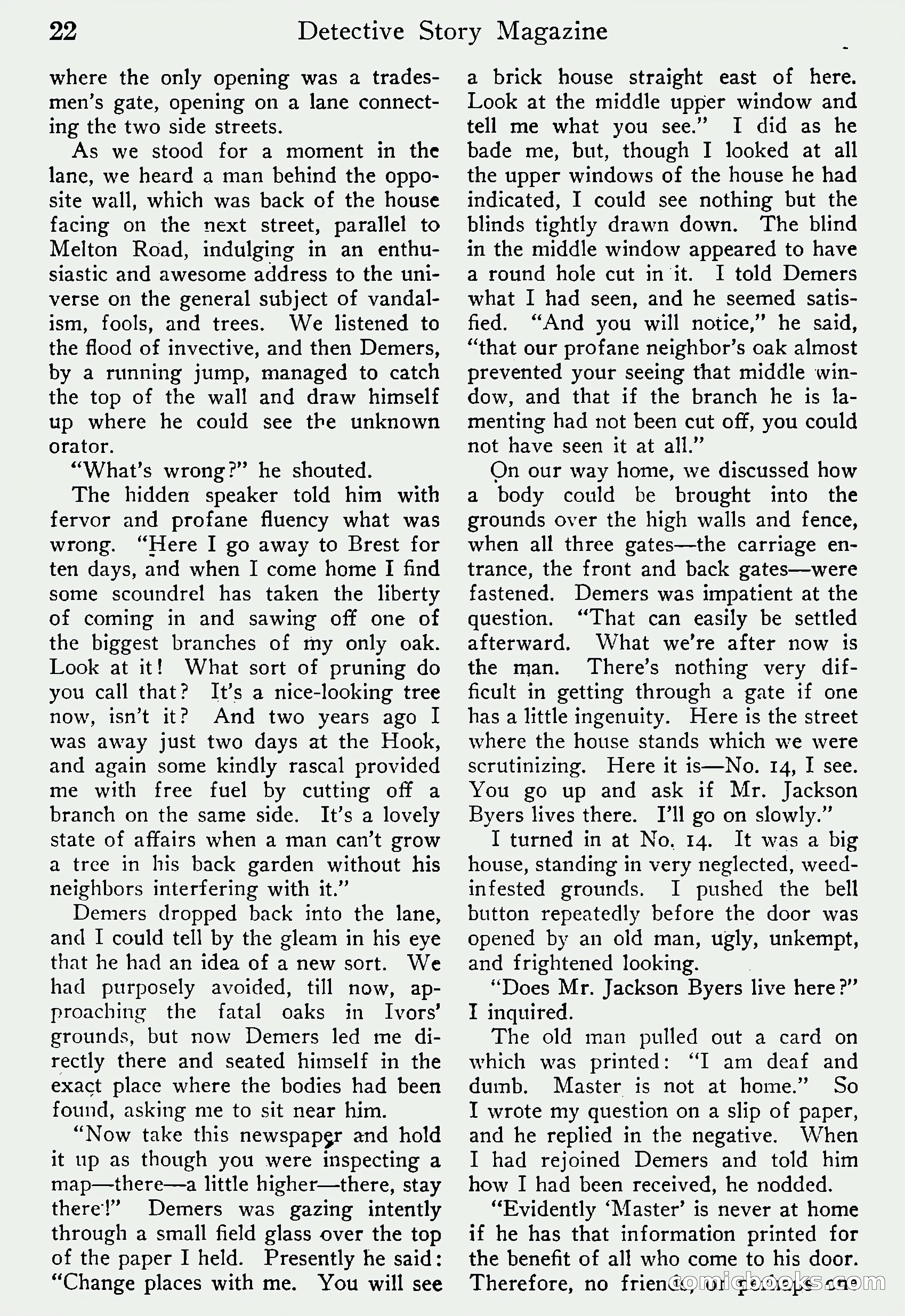 Detective Story Magazine, Vol. 6, No. 1 — page 24 of 132