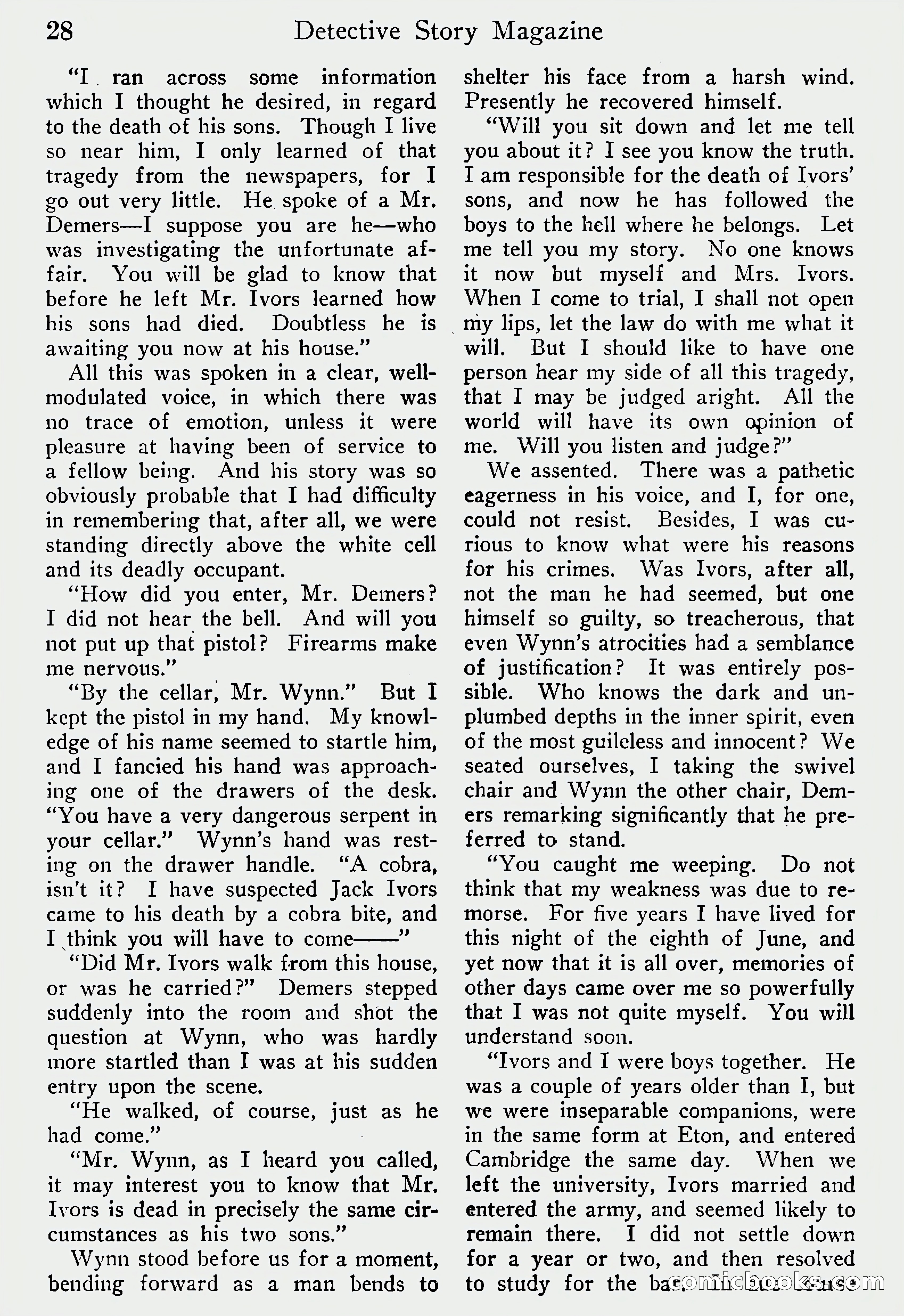 Detective Story Magazine, Vol. 6, No. 1 — page 30 of 132