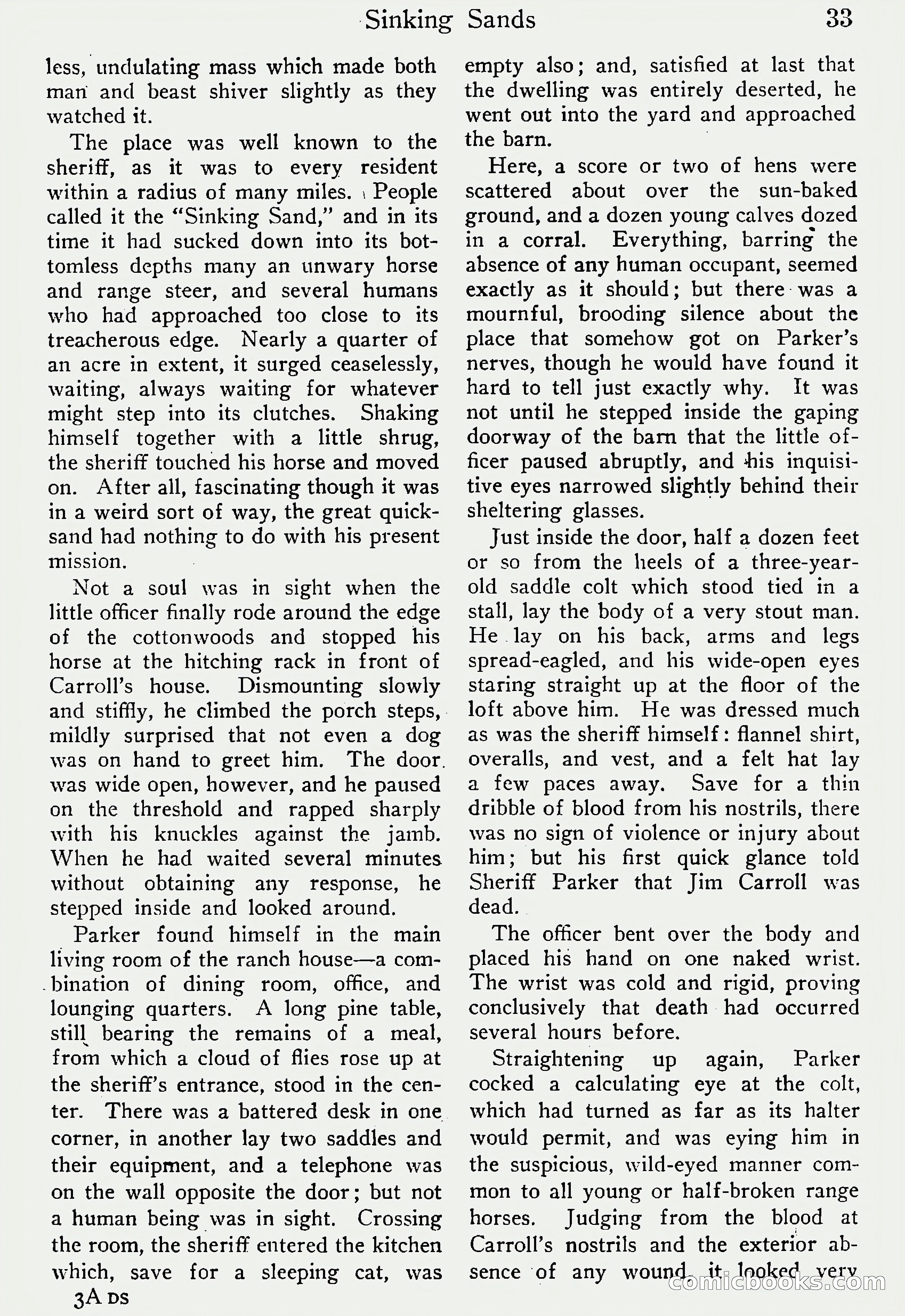 Detective Story Magazine, Vol. 6, No. 1 — page 35 of 132