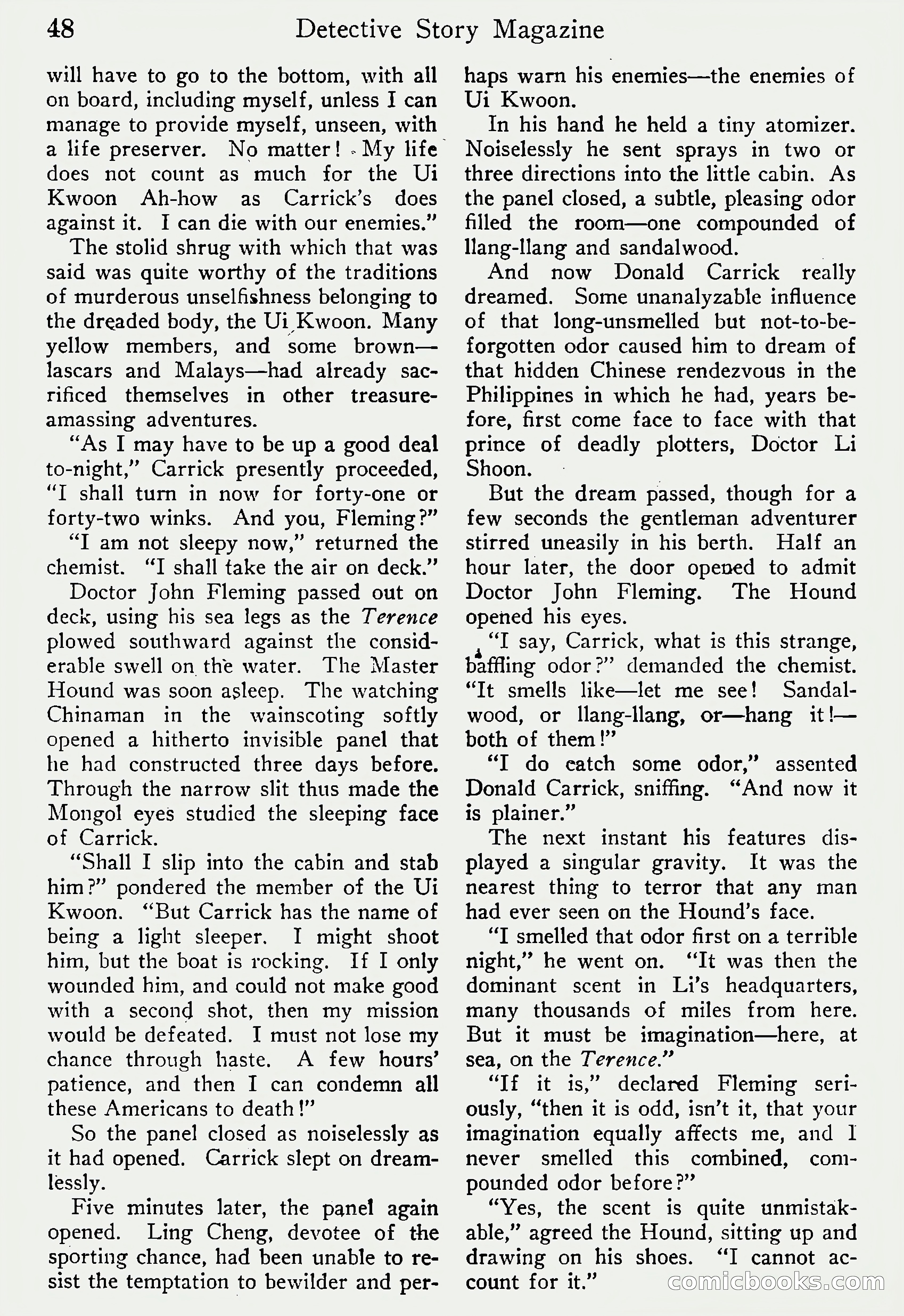 Detective Story Magazine, Vol. 6, No. 1 — page 50 of 132
