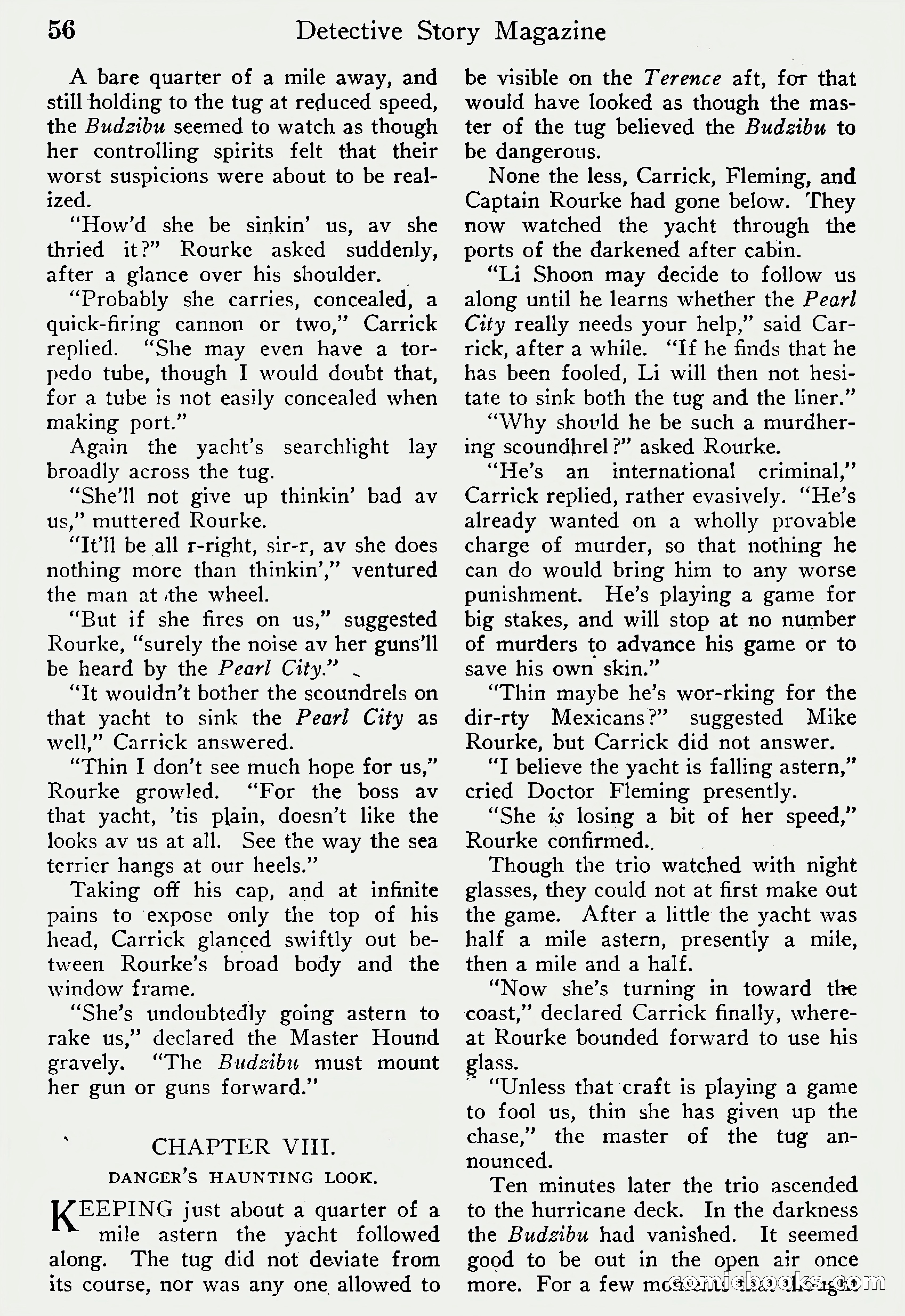 Detective Story Magazine, Vol. 6, No. 1 — page 58 of 132