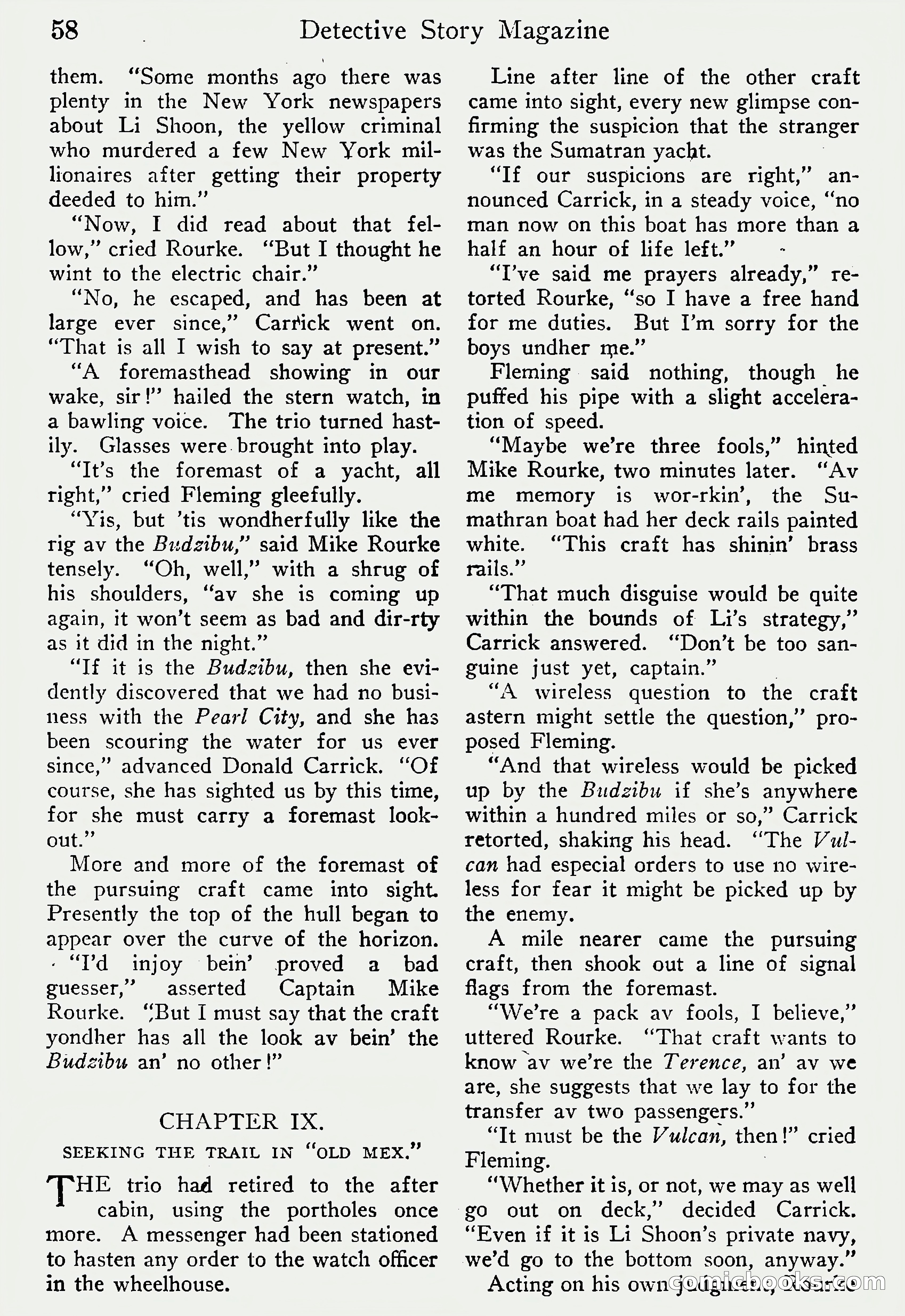 Detective Story Magazine, Vol. 6, No. 1 — page 60 of 132