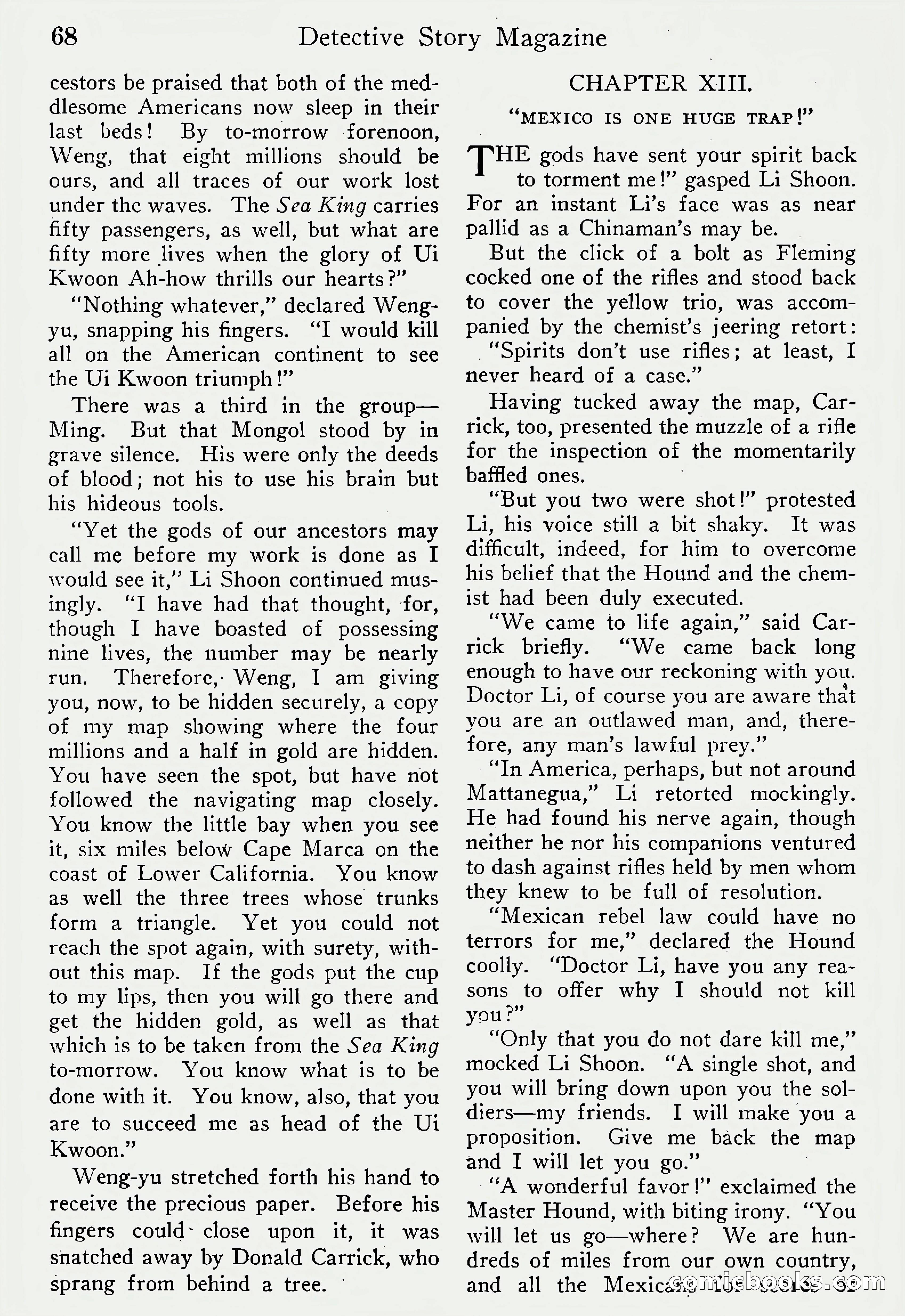 Detective Story Magazine, Vol. 6, No. 1 — page 70 of 132