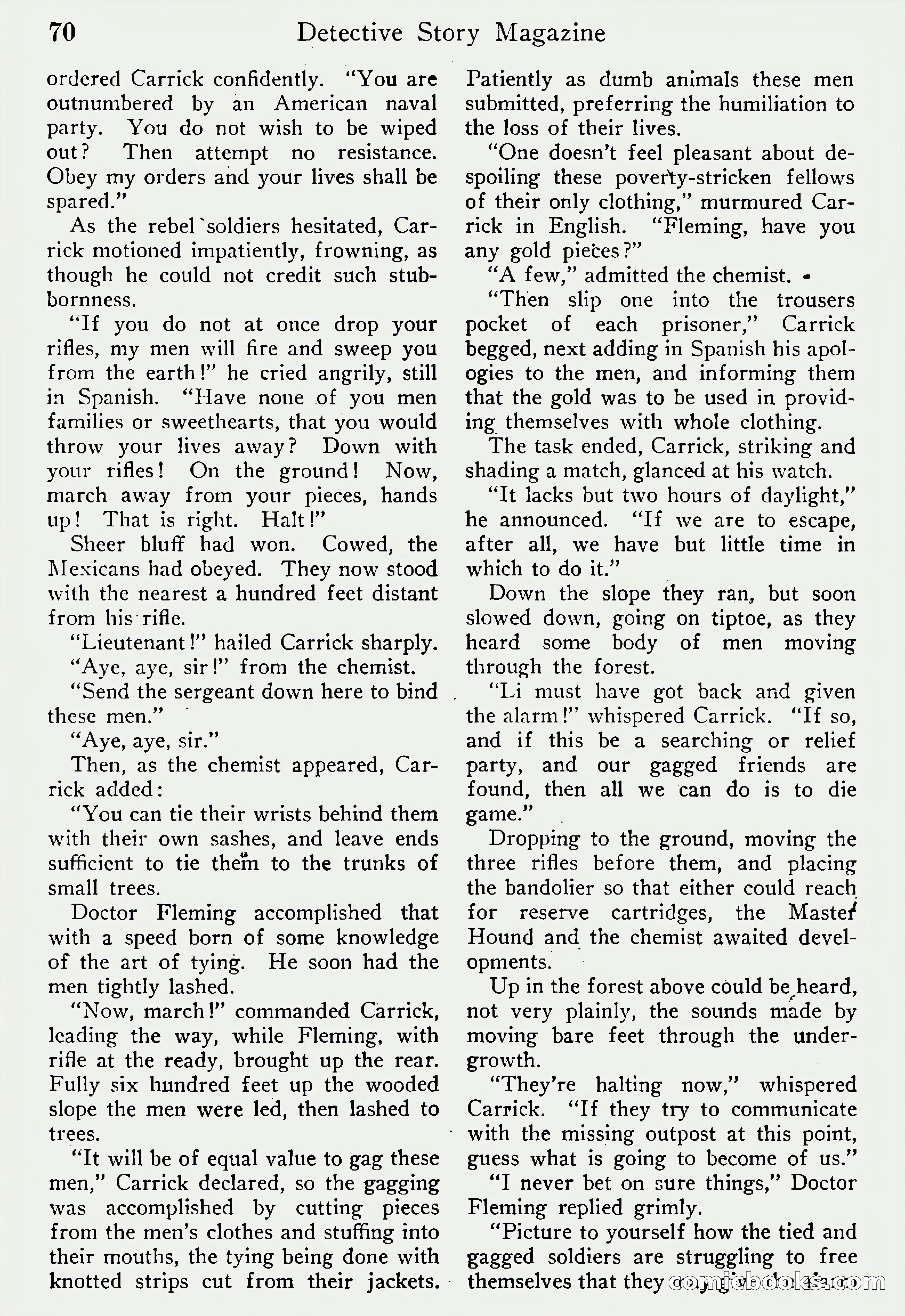 Detective Story Magazine, Vol. 6, No. 1 — page 72 of 132