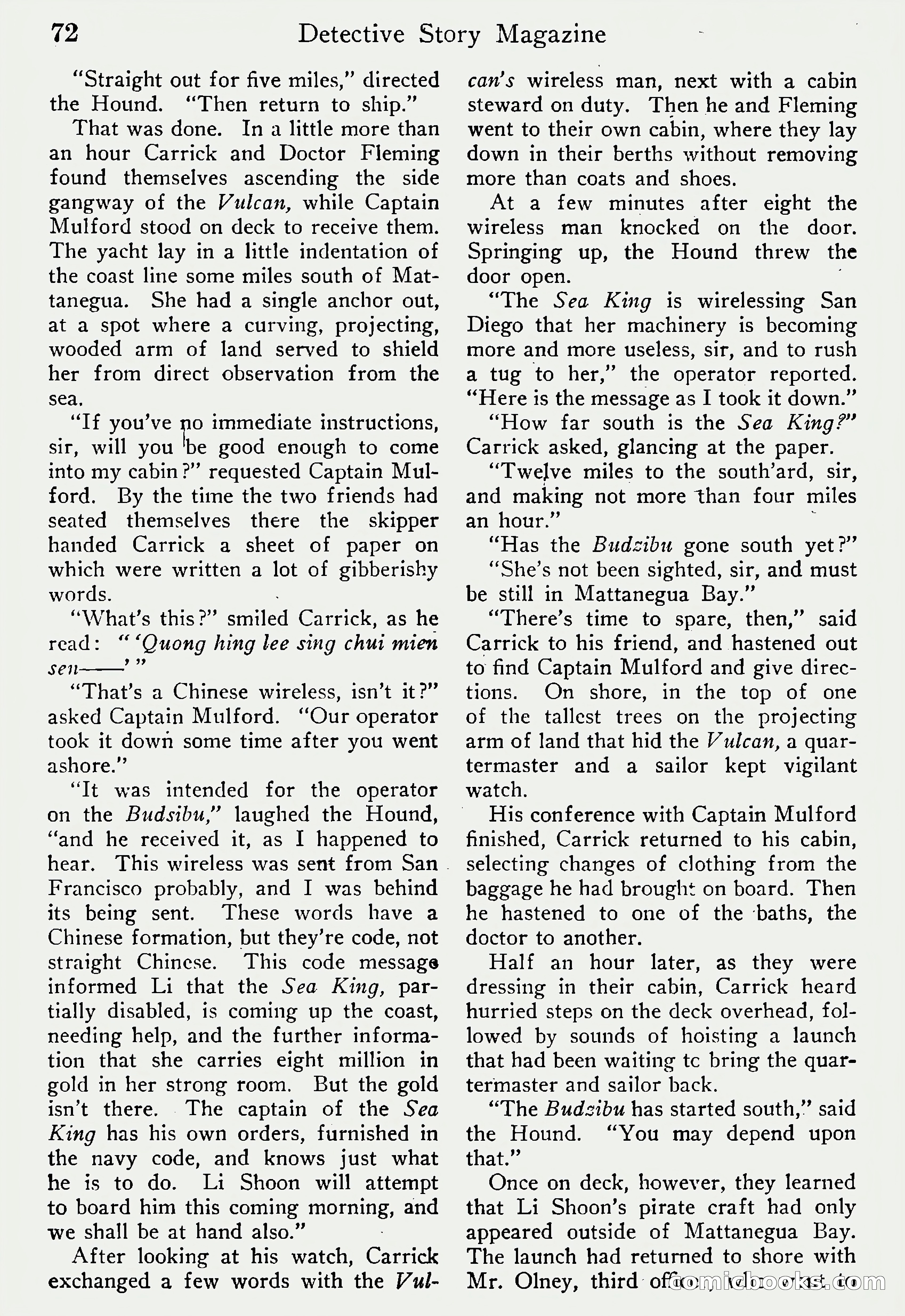 Detective Story Magazine, Vol. 6, No. 1 — page 74 of 132
