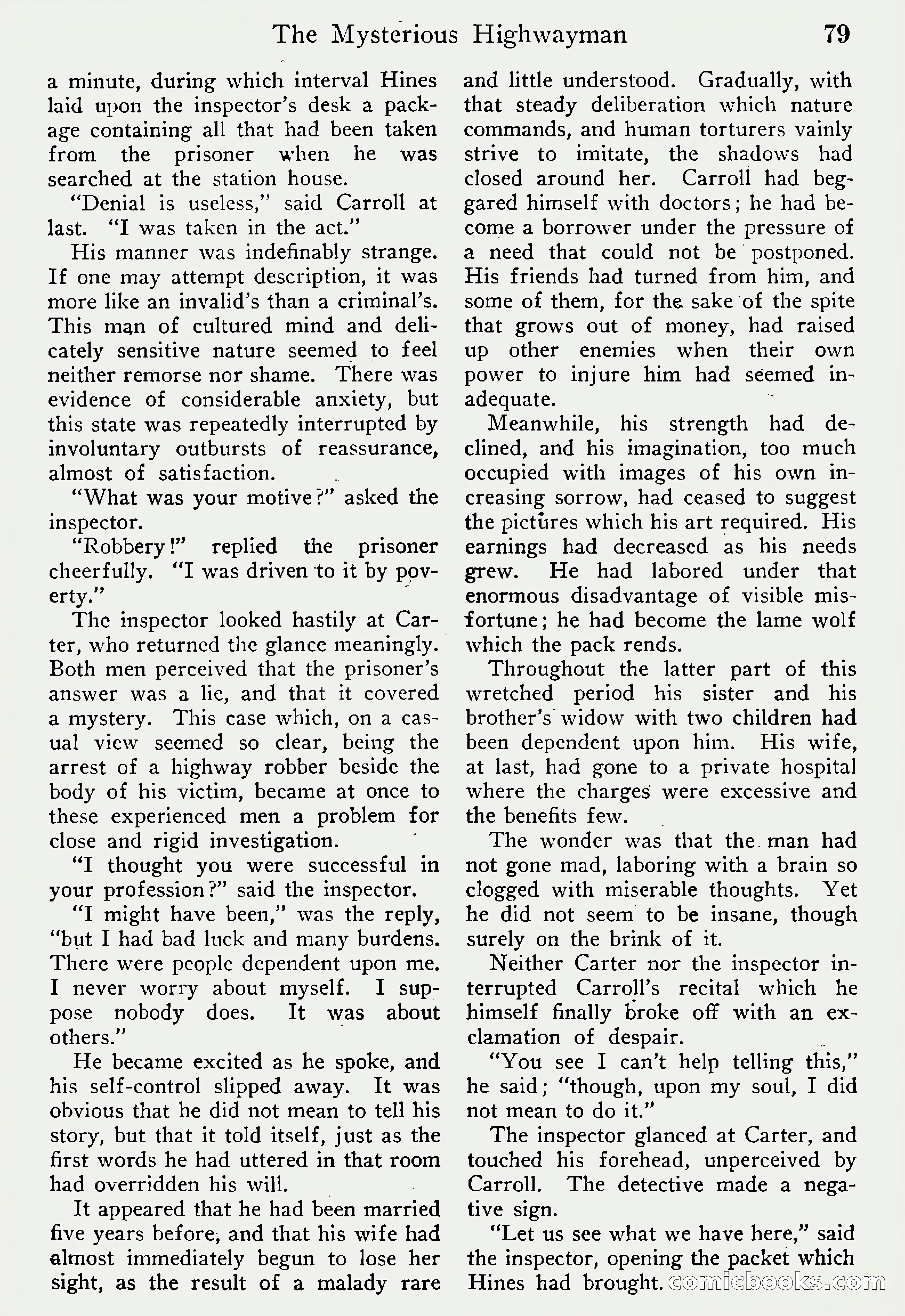 Detective Story Magazine, Vol. 6, No. 1 — page 81 of 132