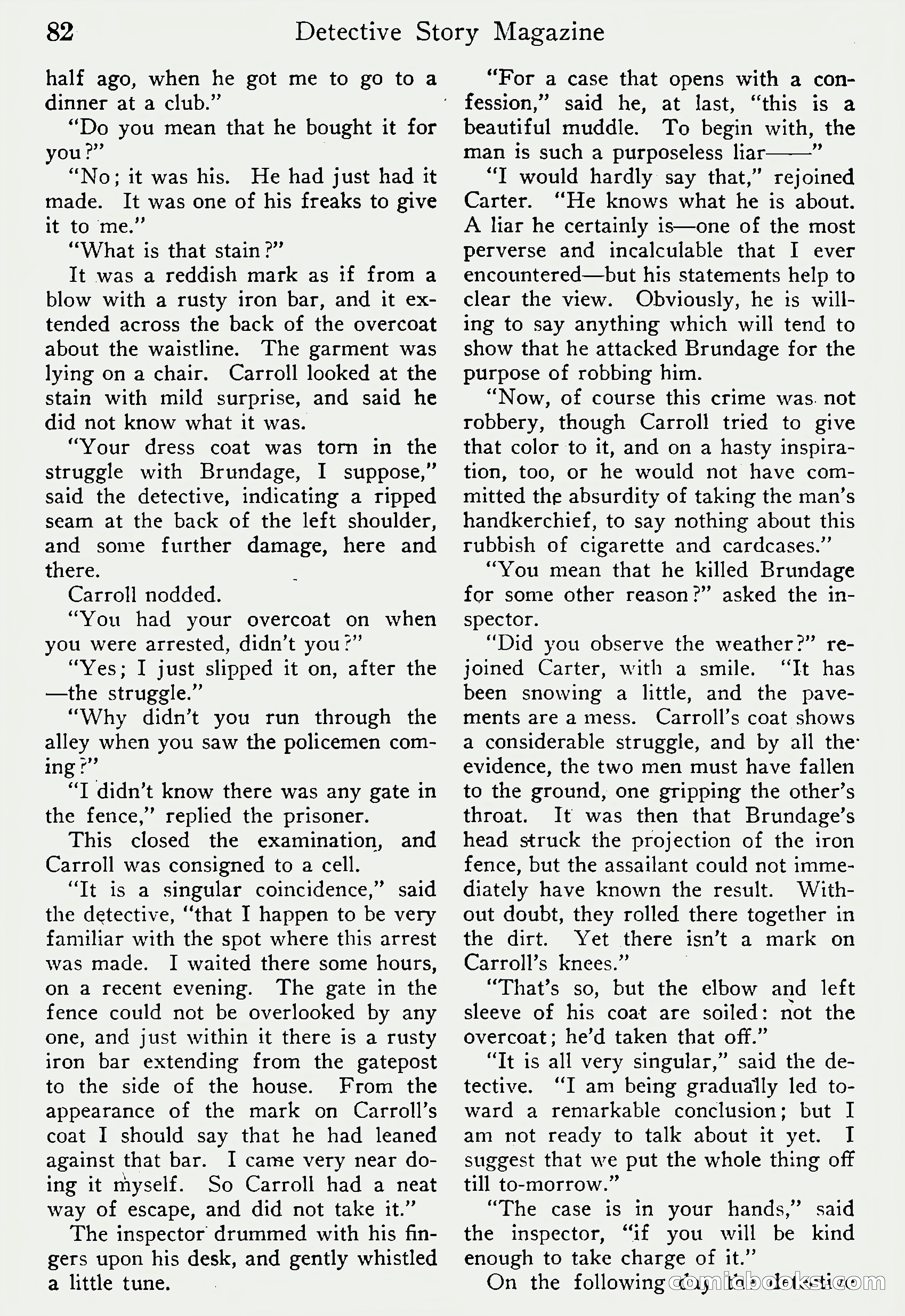Detective Story Magazine, Vol. 6, No. 1 — page 84 of 132