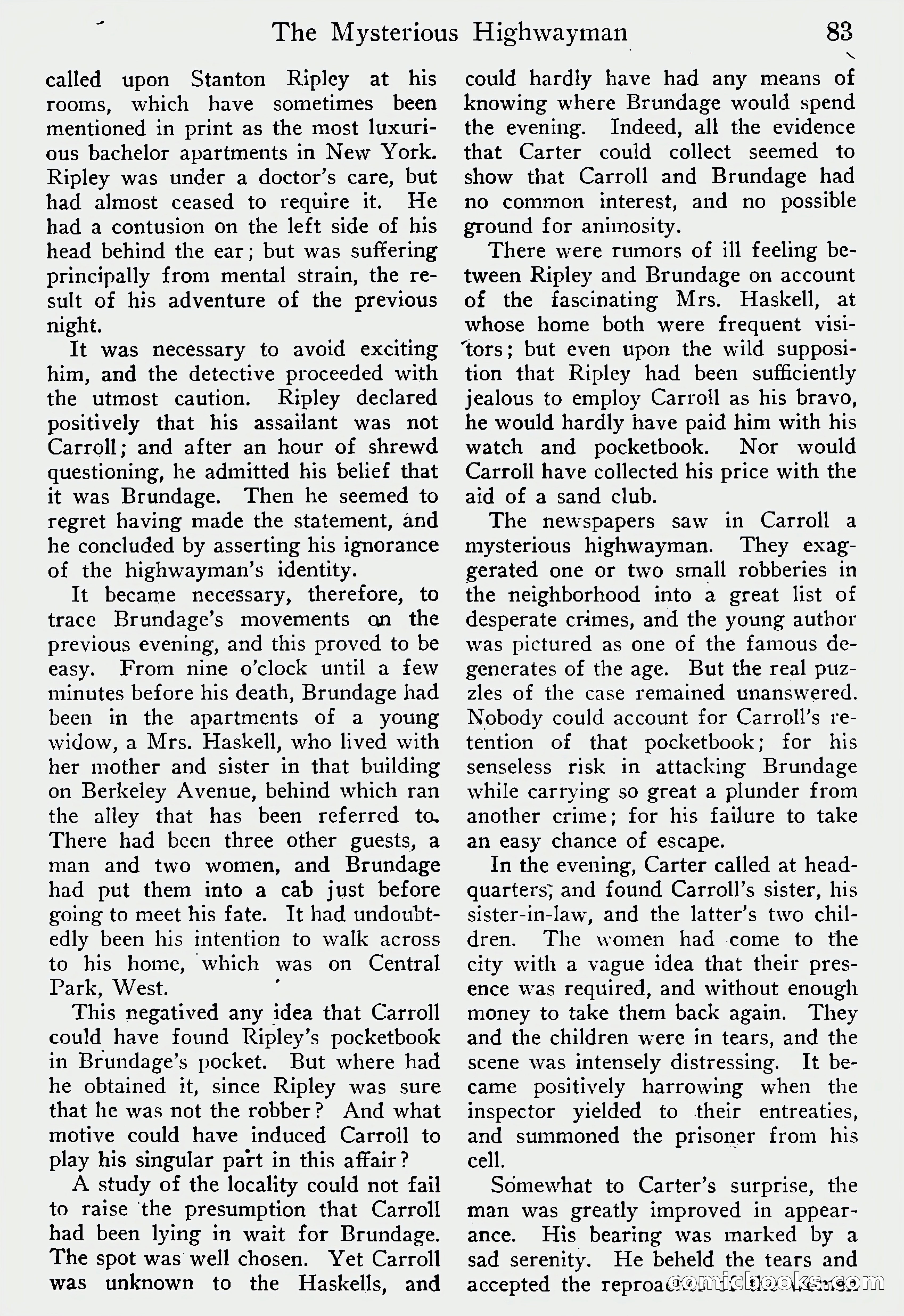 Detective Story Magazine, Vol. 6, No. 1 — page 85 of 132