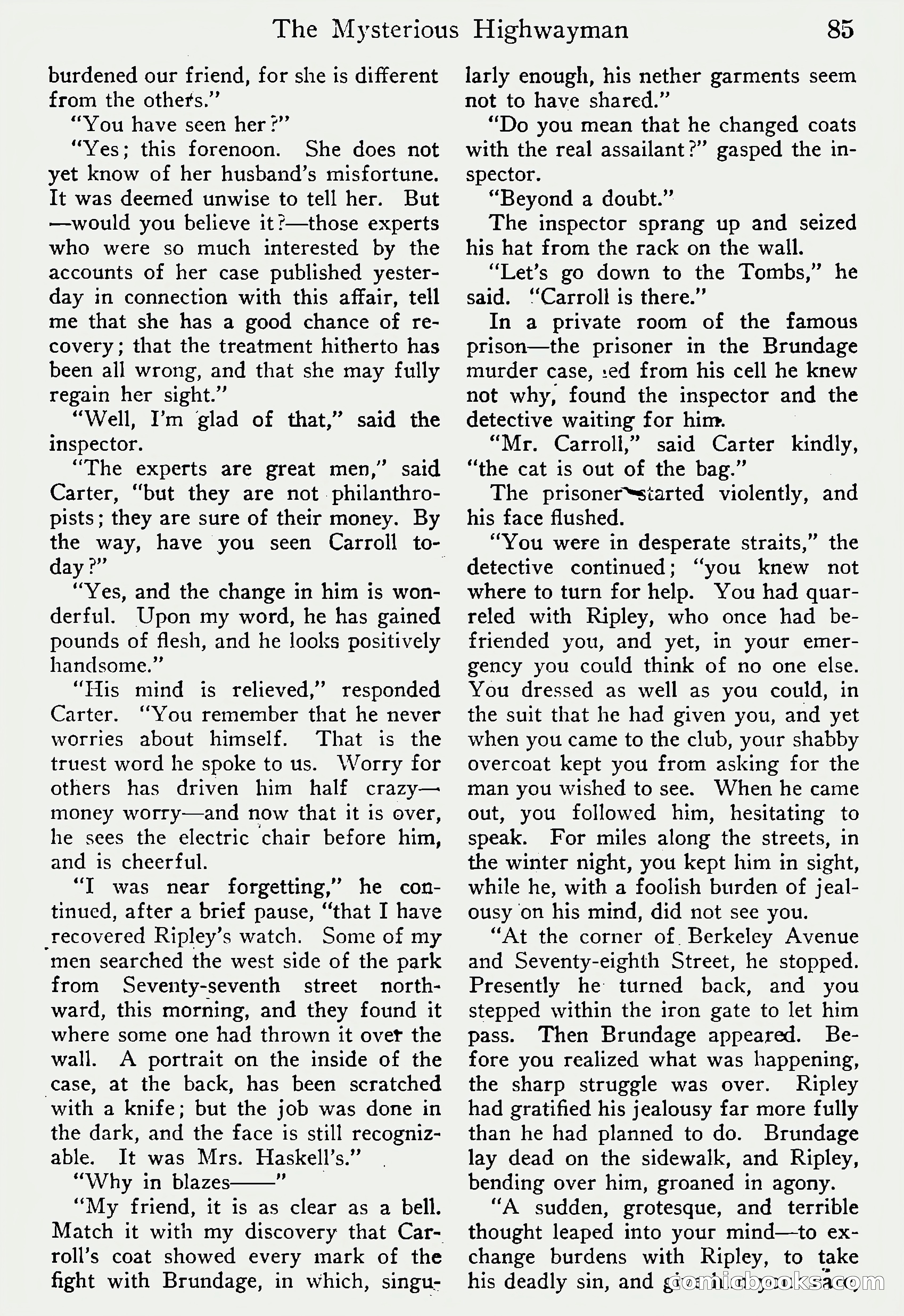 Detective Story Magazine, Vol. 6, No. 1 — page 87 of 132