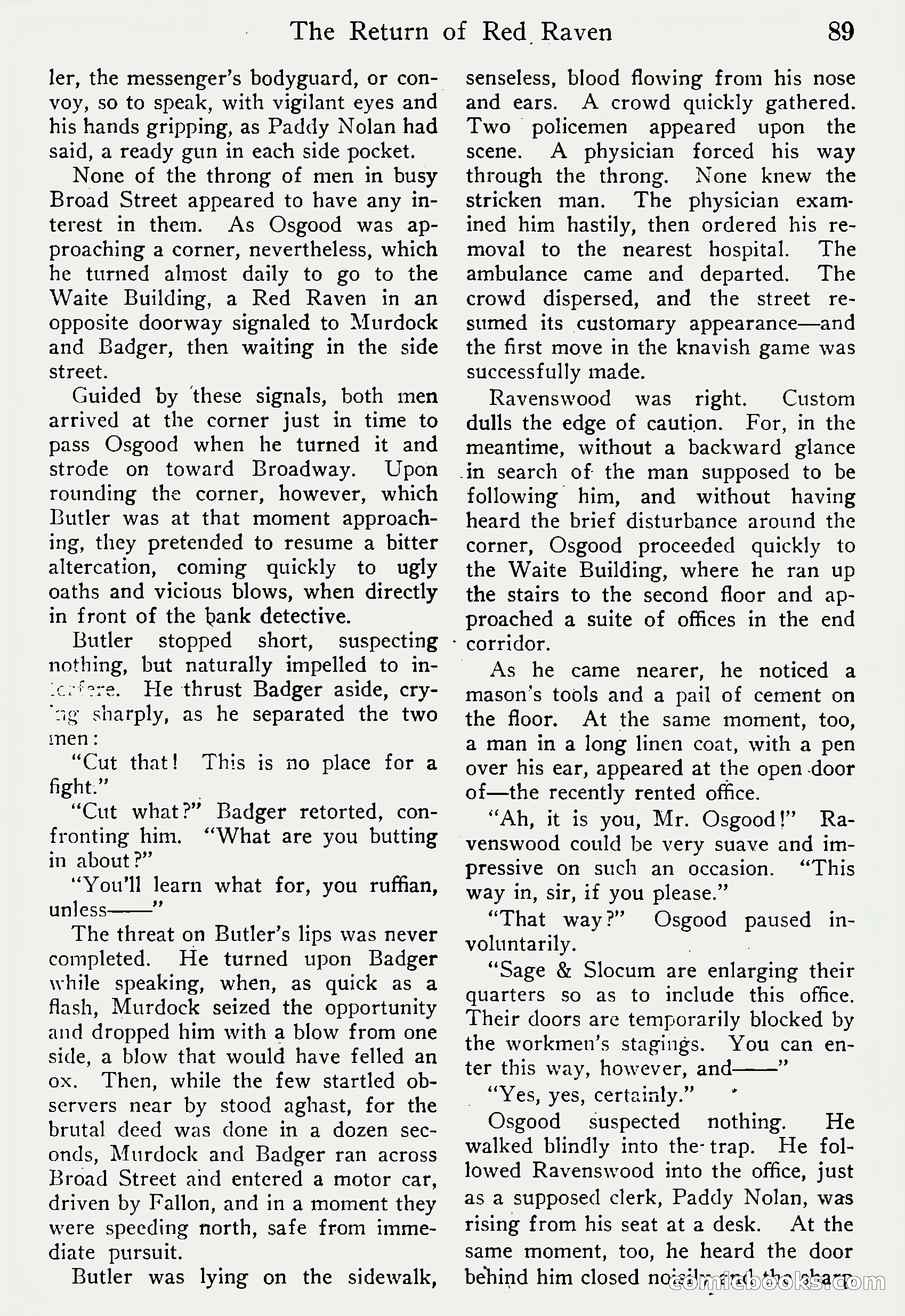 Detective Story Magazine, Vol. 6, No. 1 — page 91 of 132
