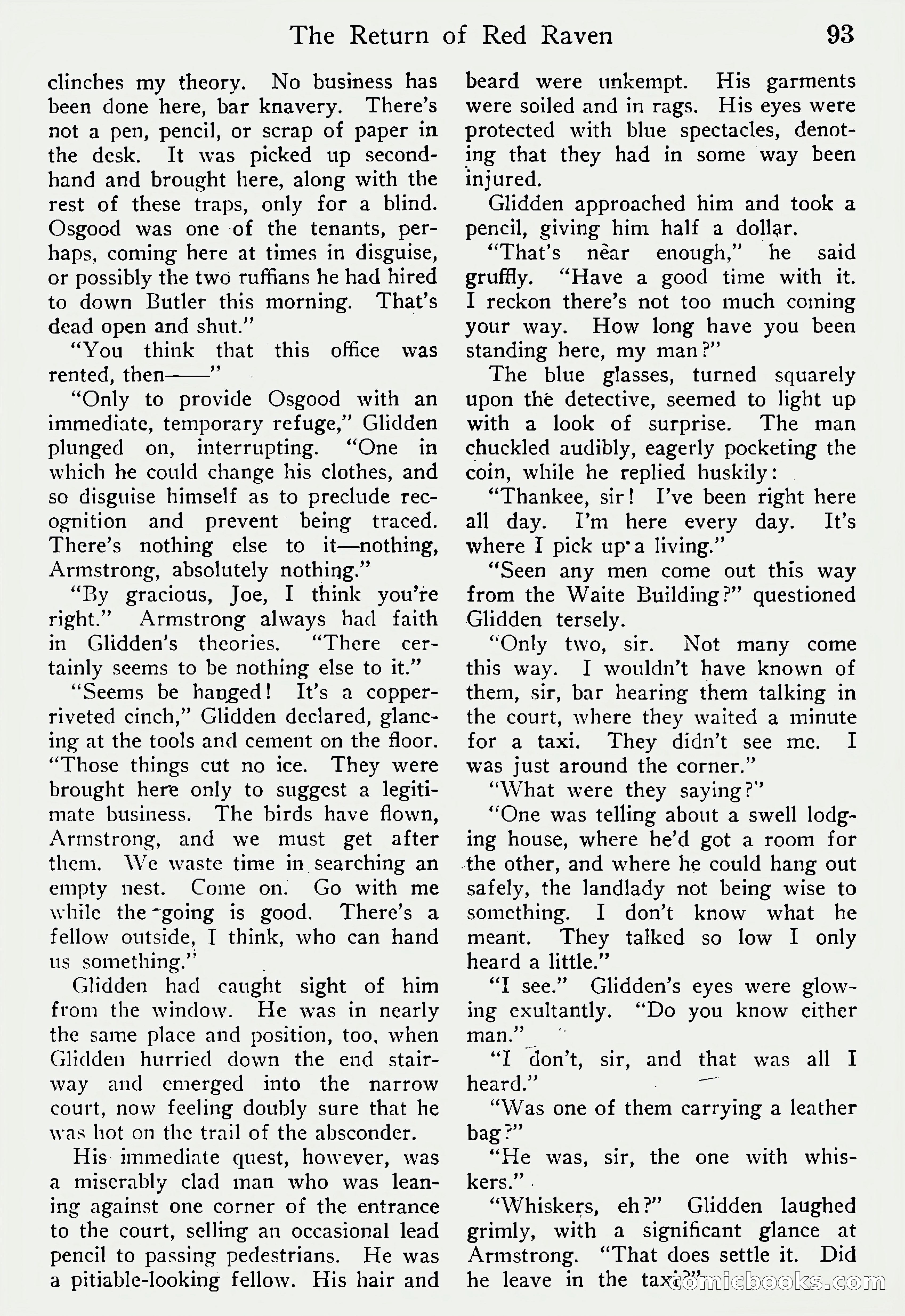 Detective Story Magazine, Vol. 6, No. 1 — page 95 of 132