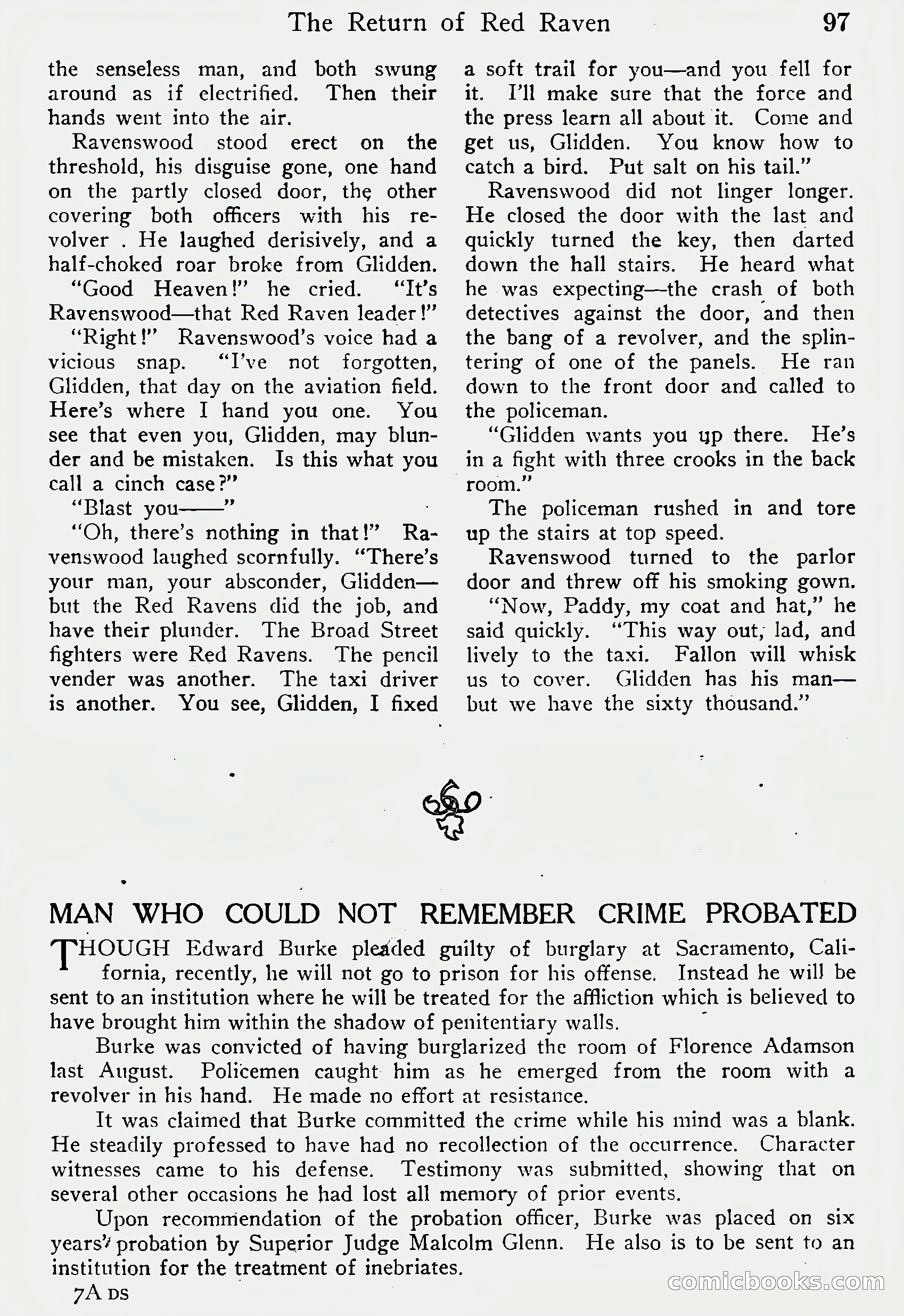 Detective Story Magazine, Vol. 6, No. 1 — page 99 of 132