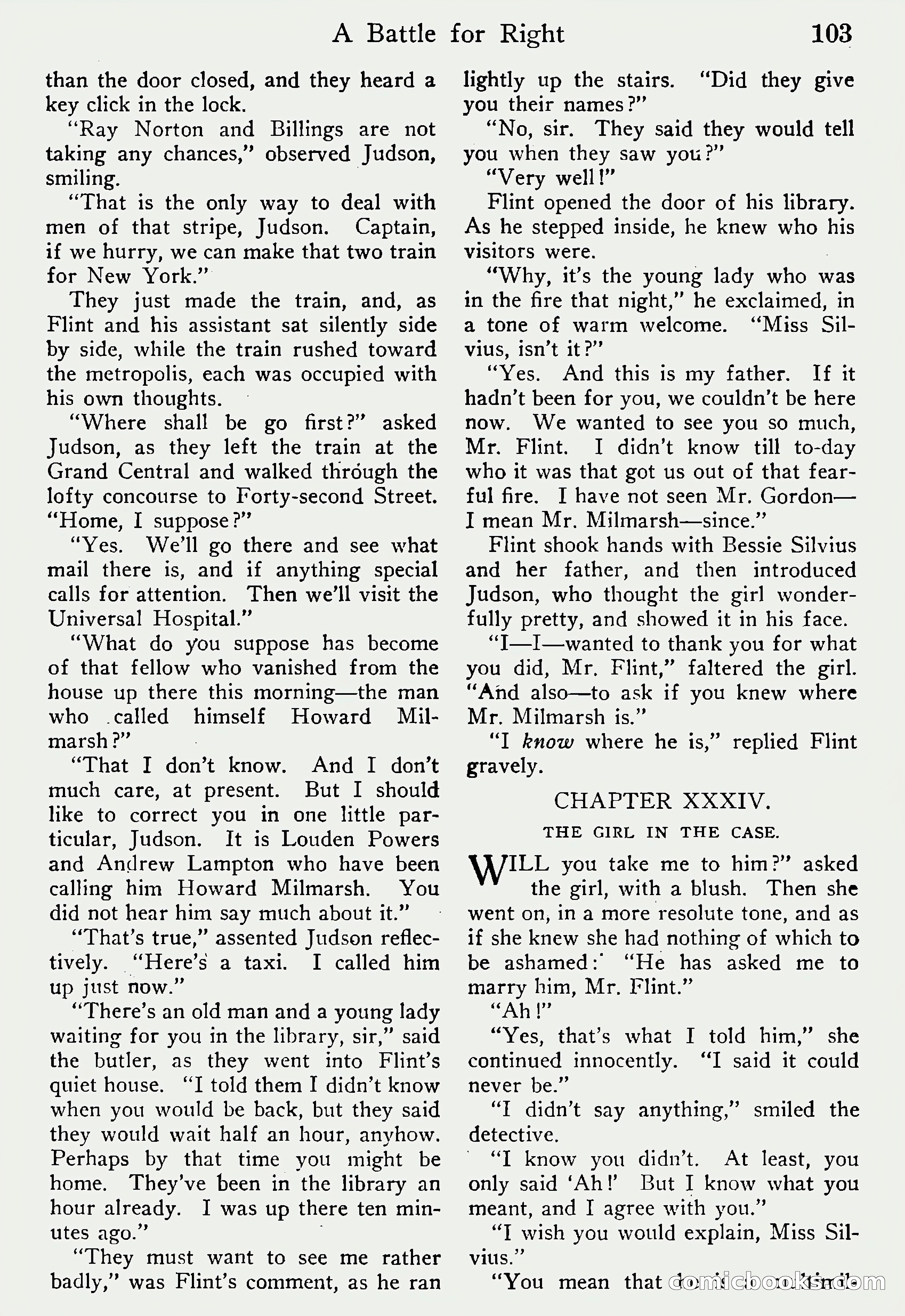 Detective Story Magazine, Vol. 6, No. 1 — page 105 of 132