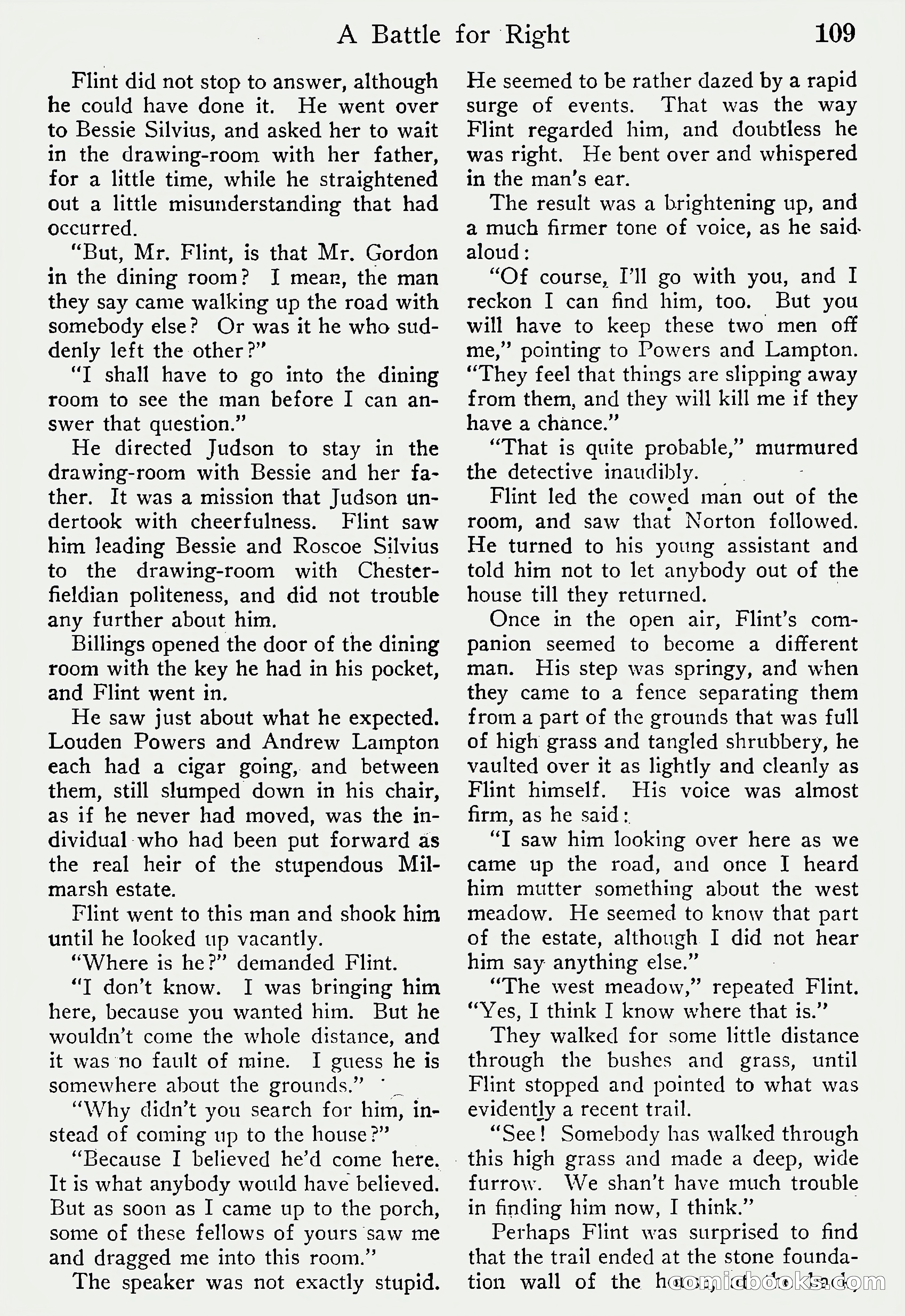 Detective Story Magazine, Vol. 6, No. 1 — page 111 of 132