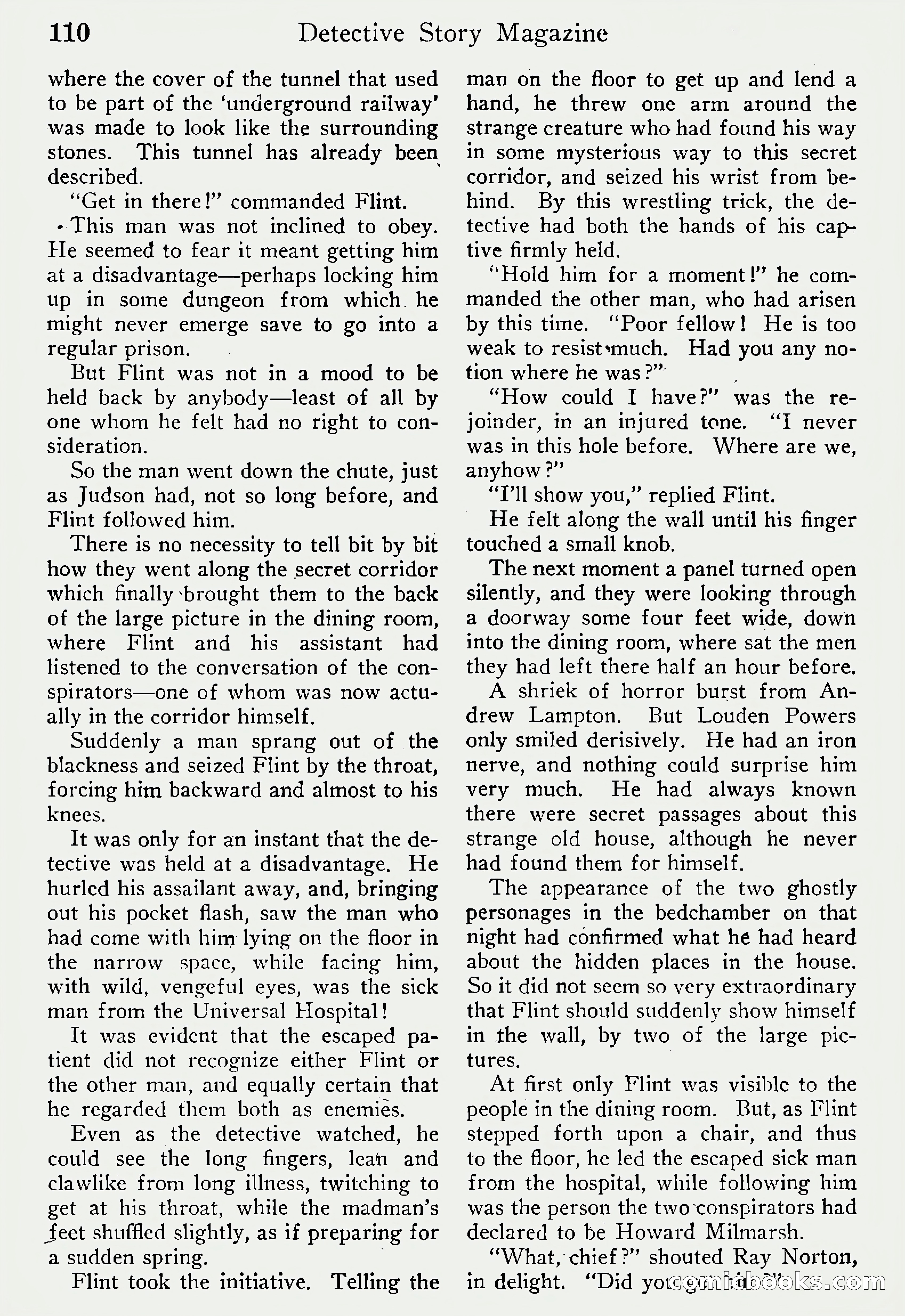 Detective Story Magazine, Vol. 6, No. 1 — page 112 of 132