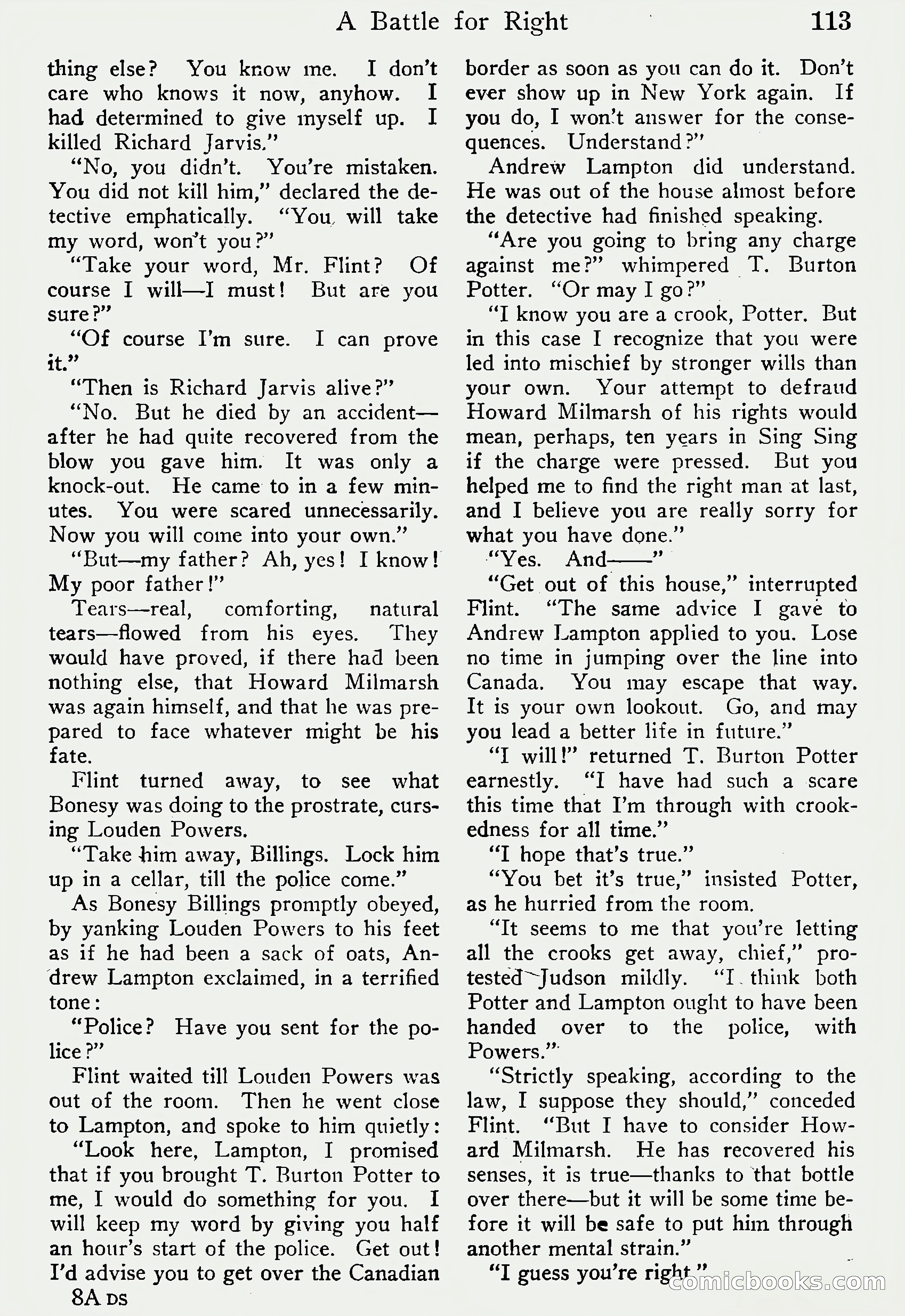 Detective Story Magazine, Vol. 6, No. 1 — page 115 of 132