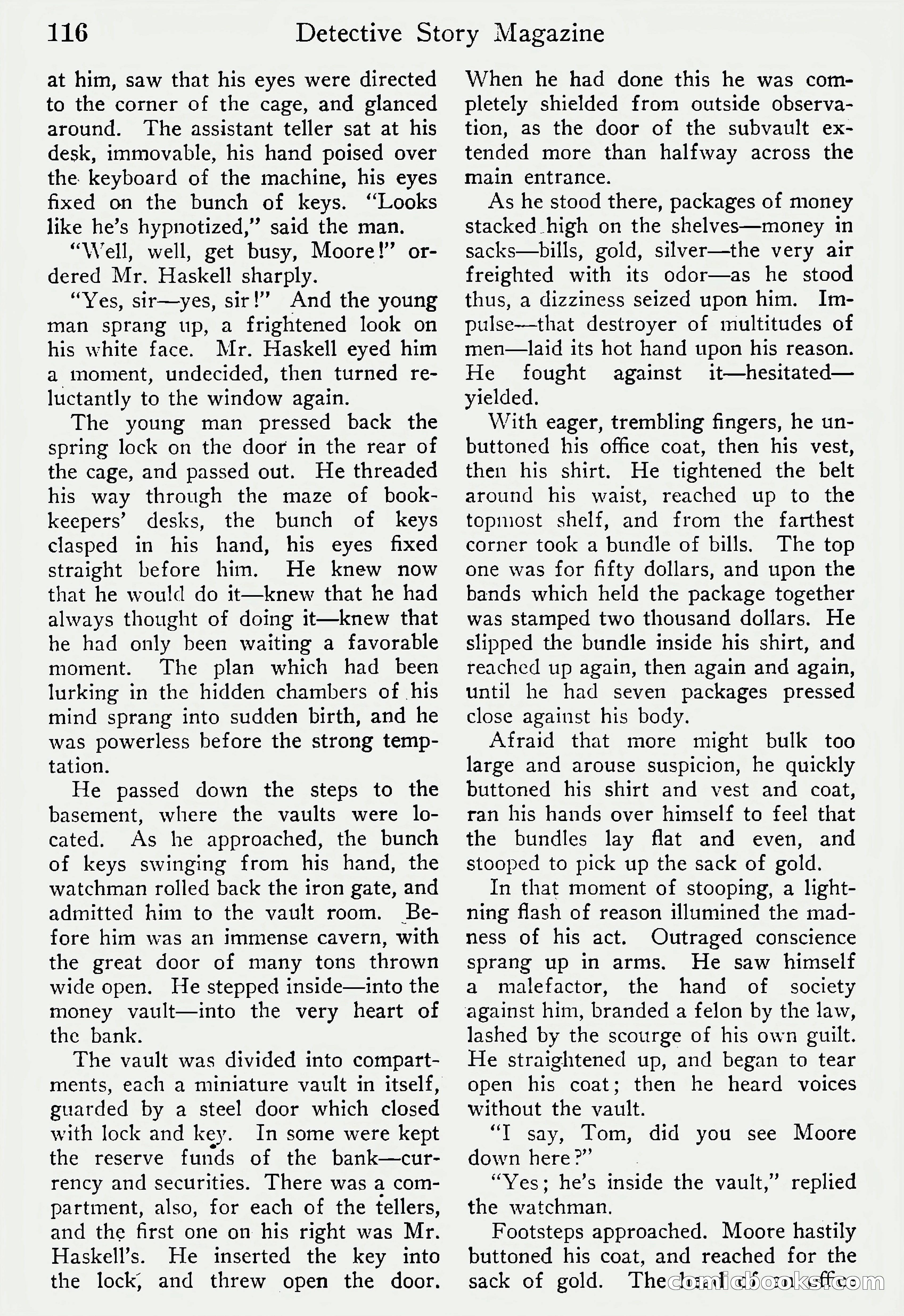 Detective Story Magazine, Vol. 6, No. 1 — page 118 of 132