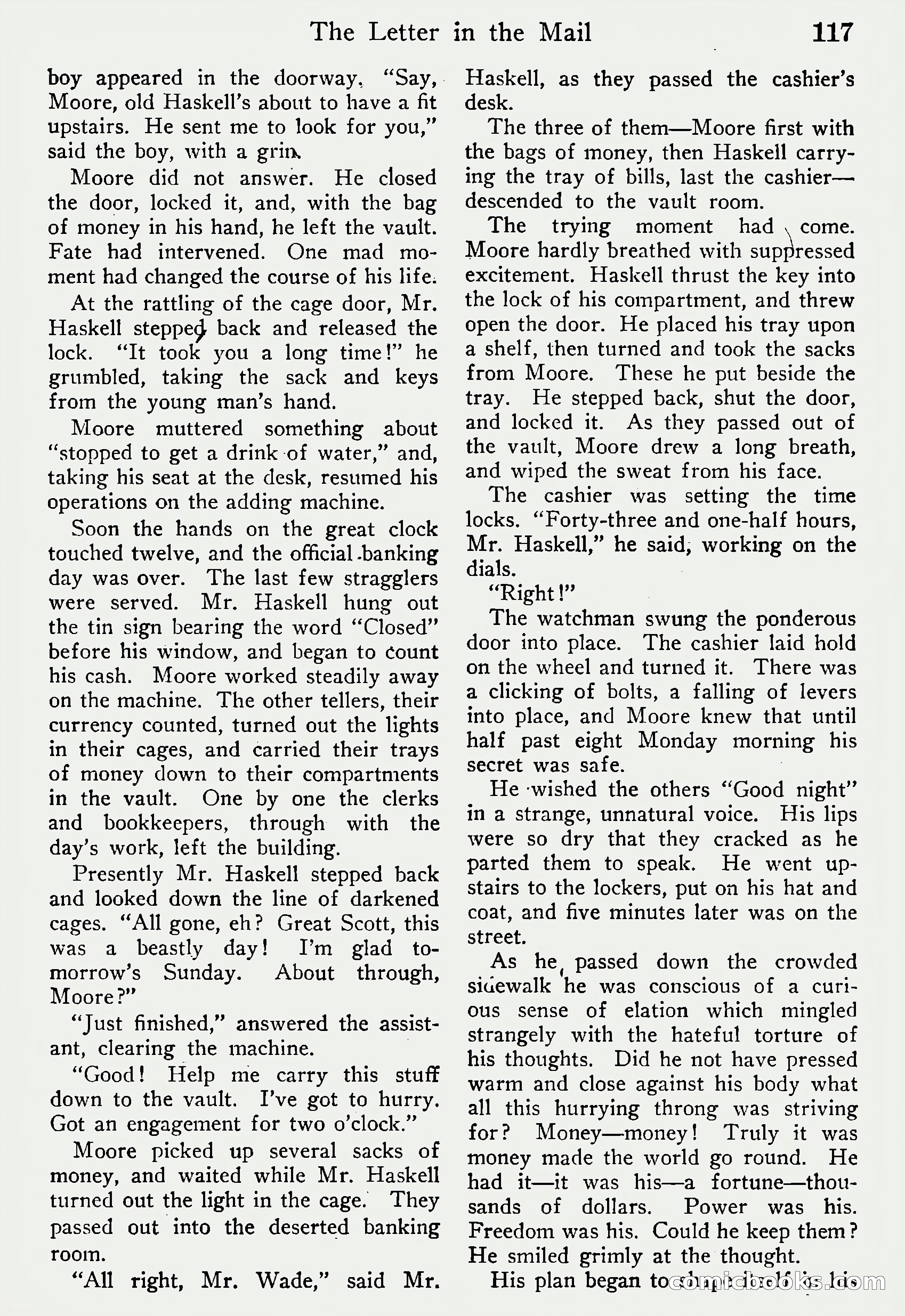 Detective Story Magazine, Vol. 6, No. 1 — page 119 of 132