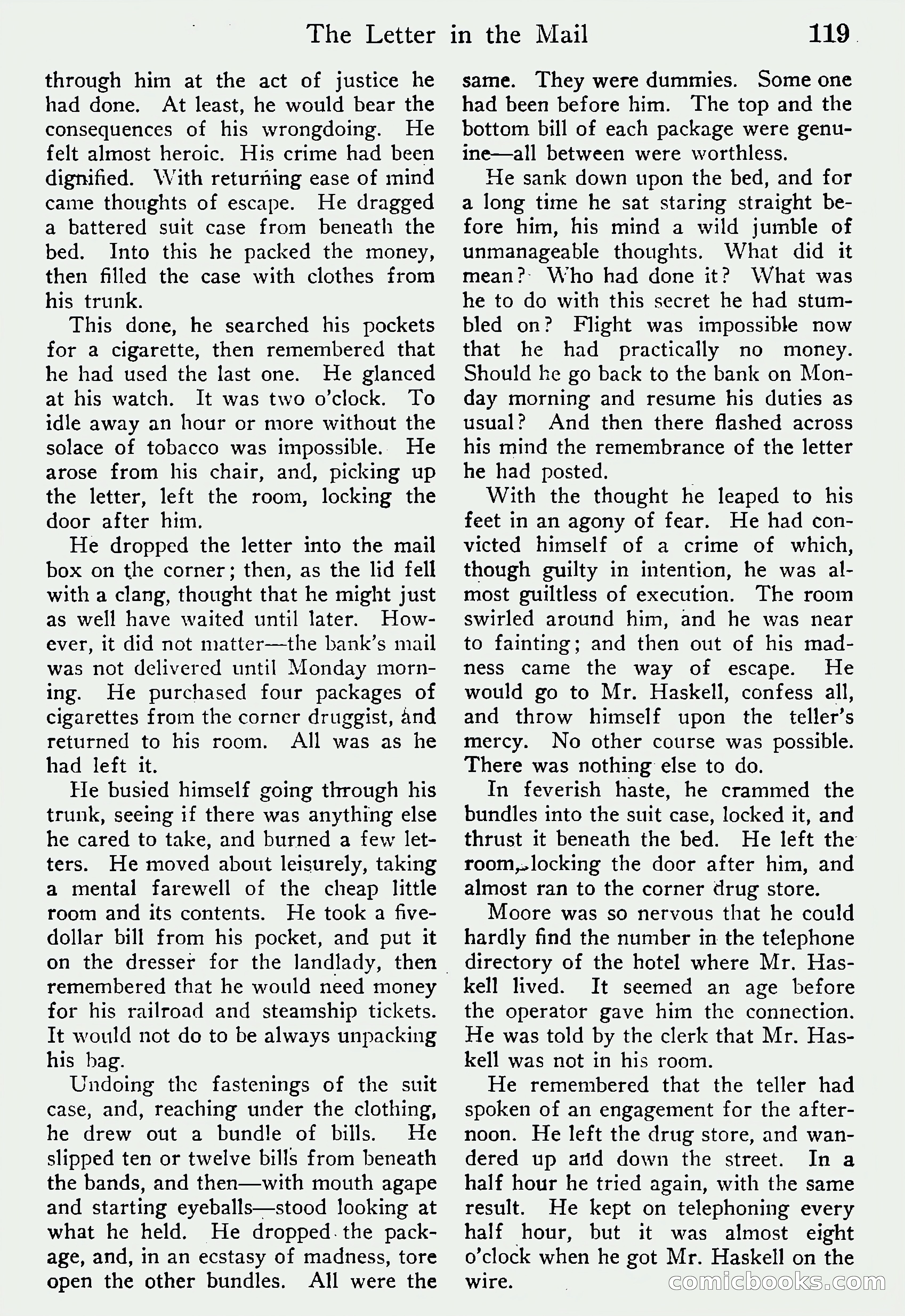 Detective Story Magazine, Vol. 6, No. 1 — page 121 of 132