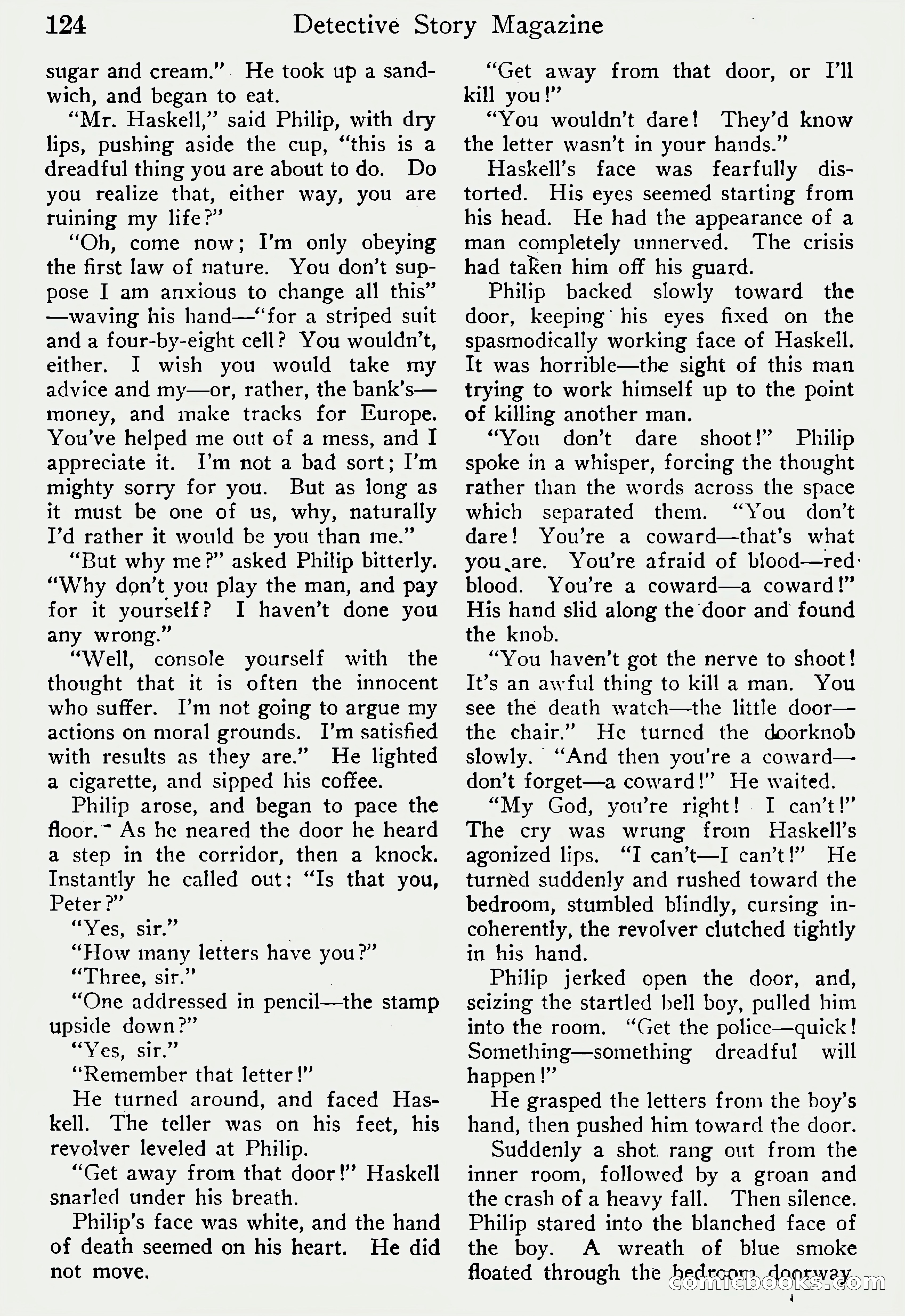 Detective Story Magazine, Vol. 6, No. 1 — page 126 of 132