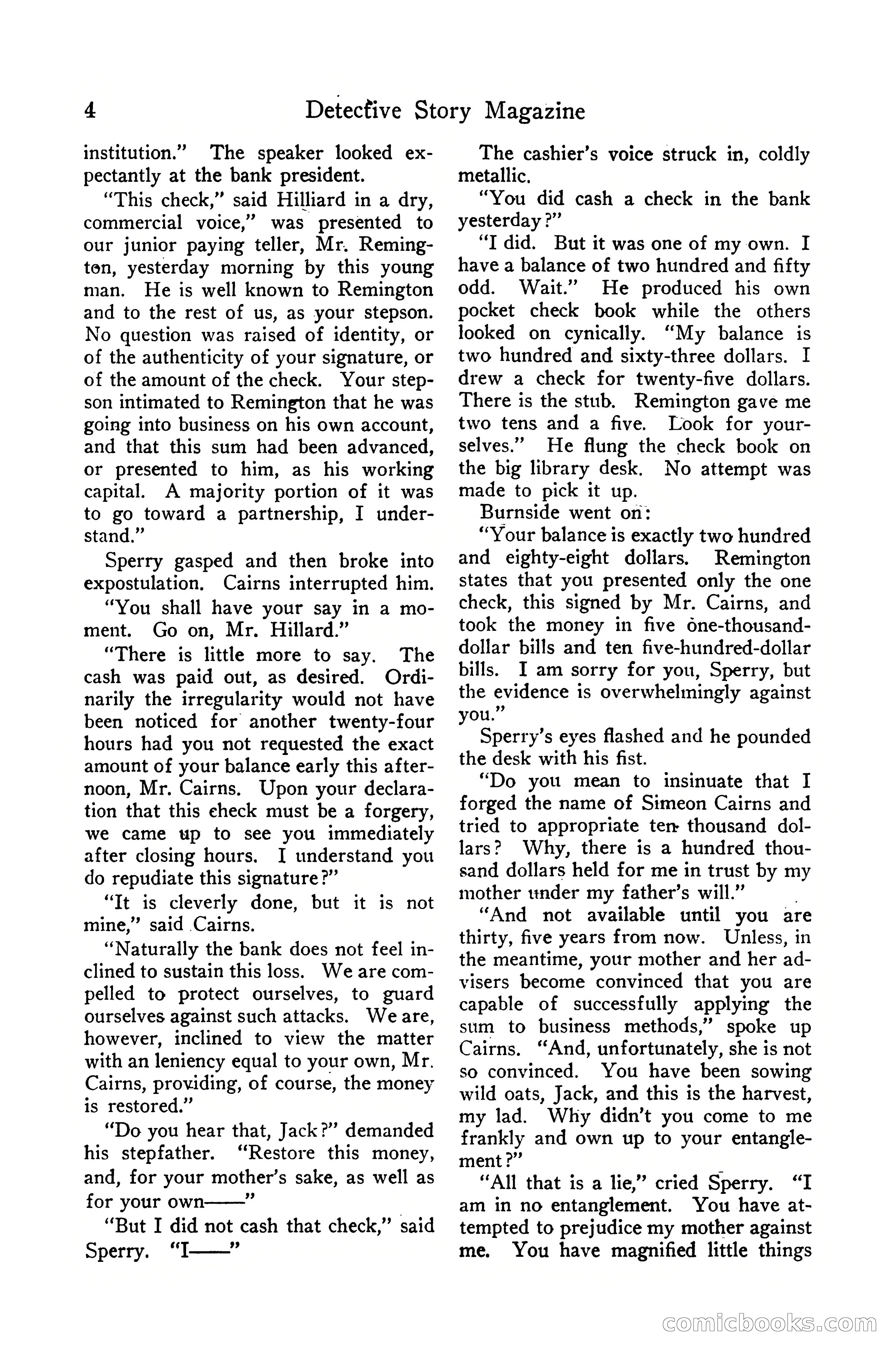 Detective Story Magazine, December 10, 1918 — page 6 of 164