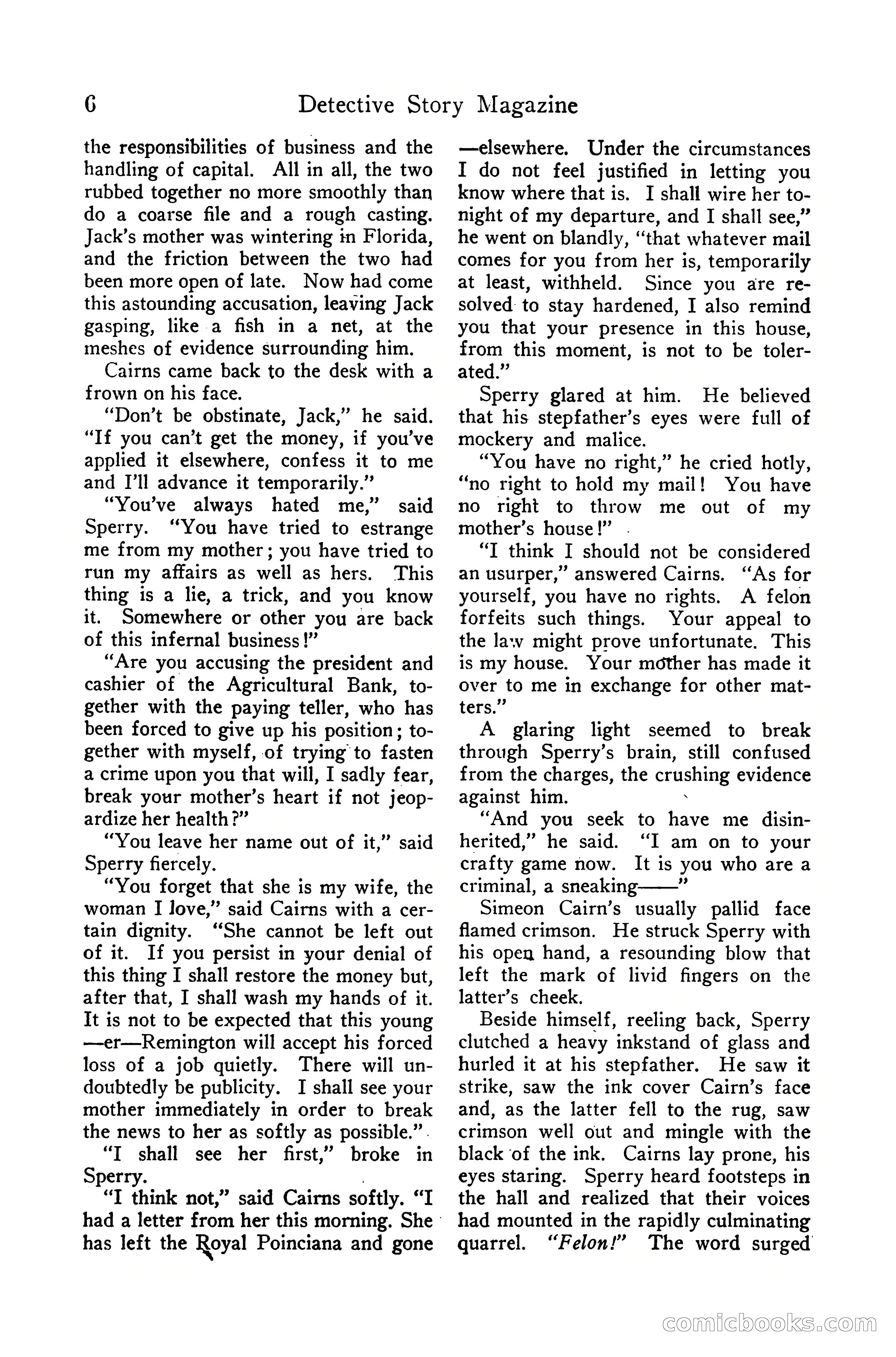 Detective Story Magazine, December 10, 1918 — page 8 of 164
