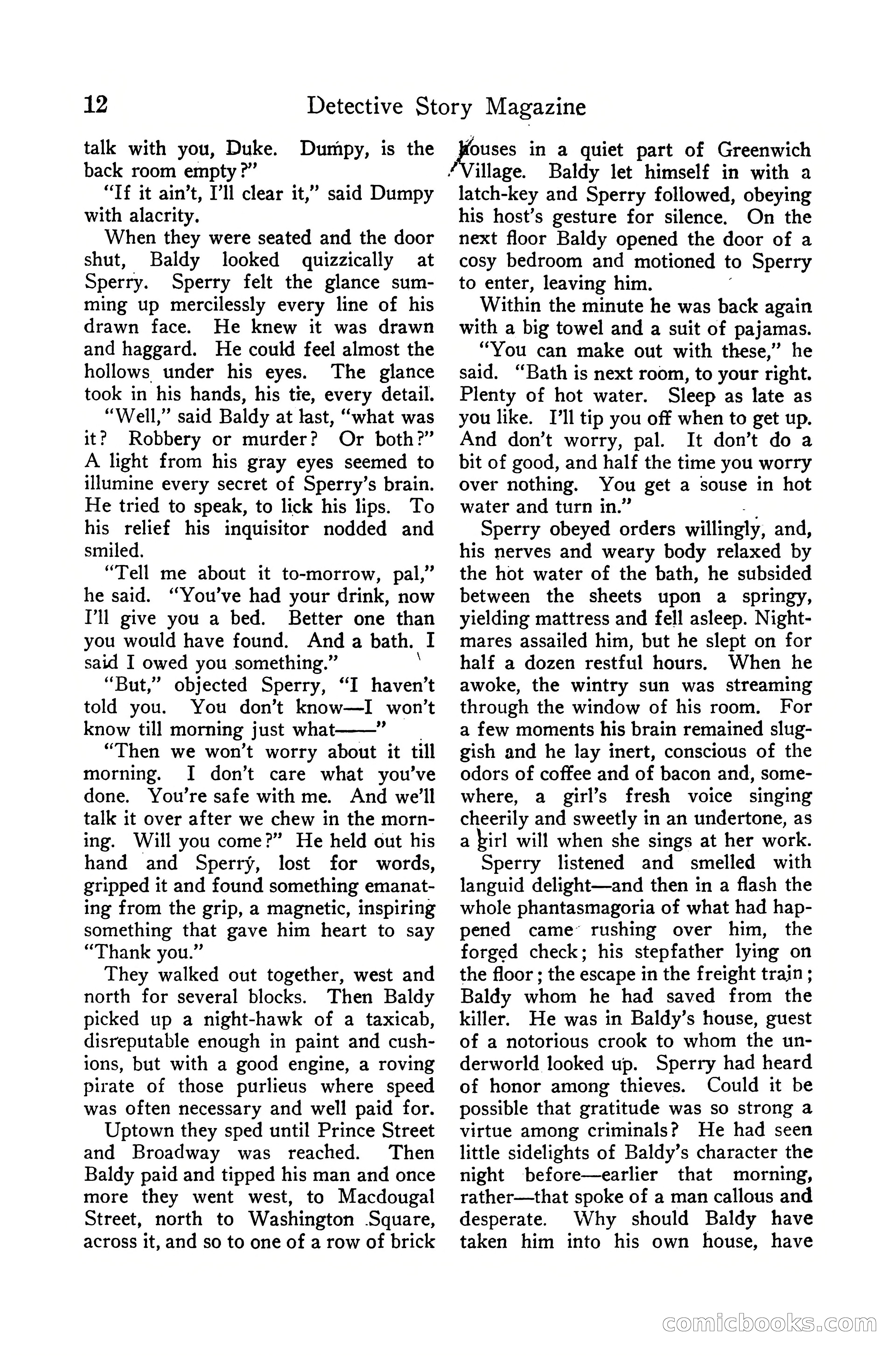 Detective Story Magazine, December 10, 1918 — page 14 of 164