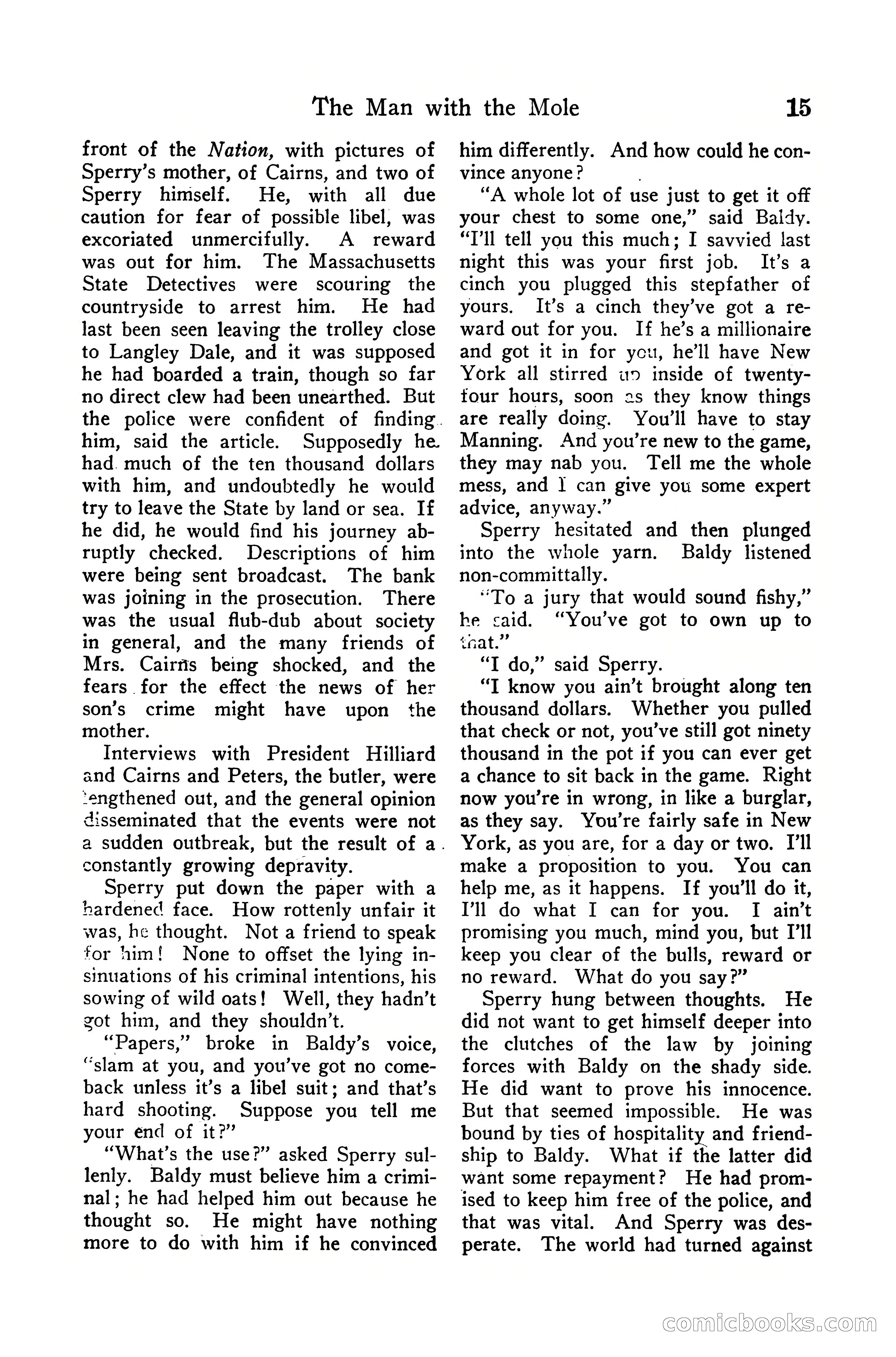 Detective Story Magazine, December 10, 1918 — page 17 of 164