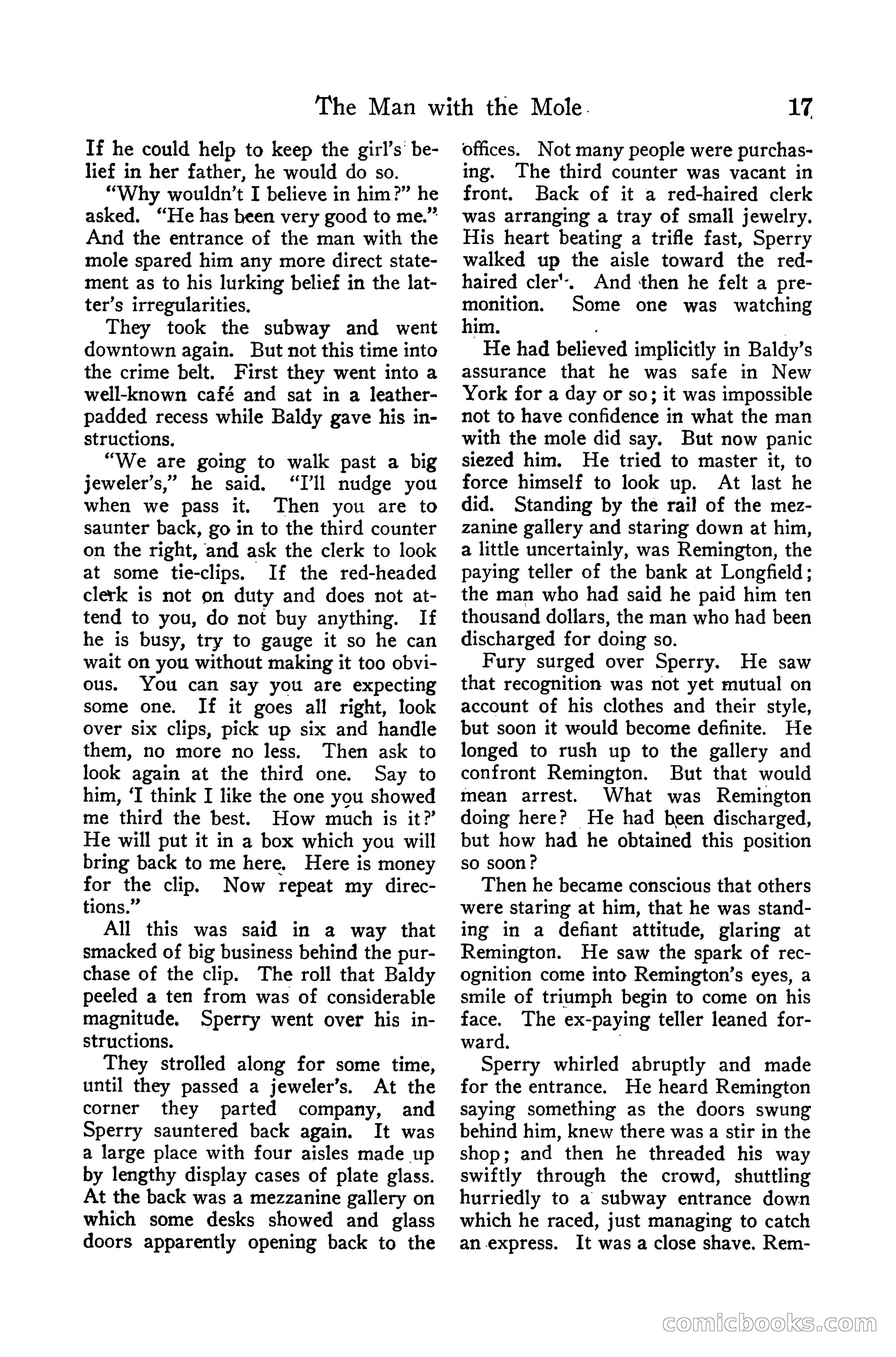 Detective Story Magazine, December 10, 1918 — page 19 of 164