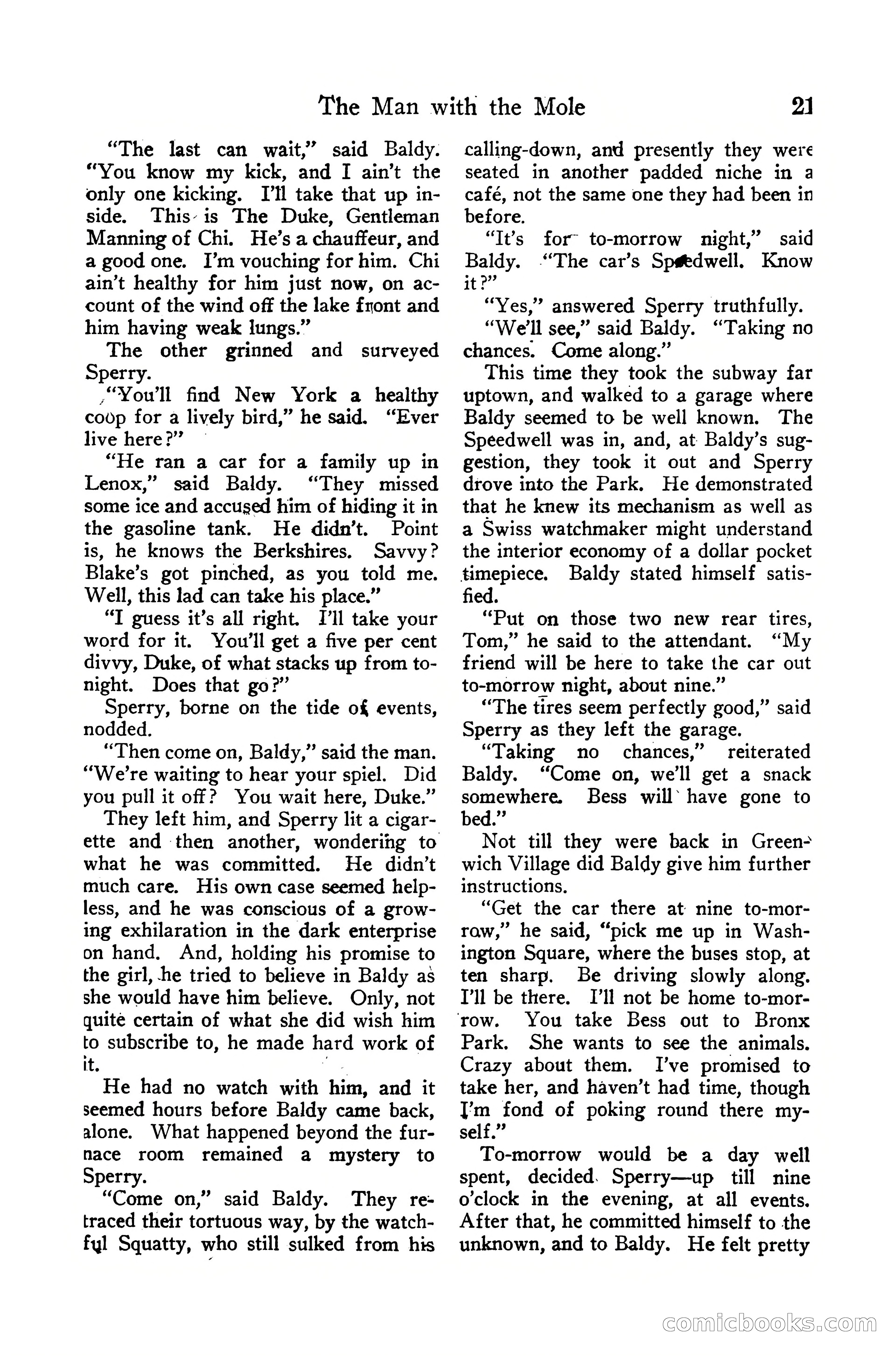 Detective Story Magazine, December 10, 1918 — page 23 of 164