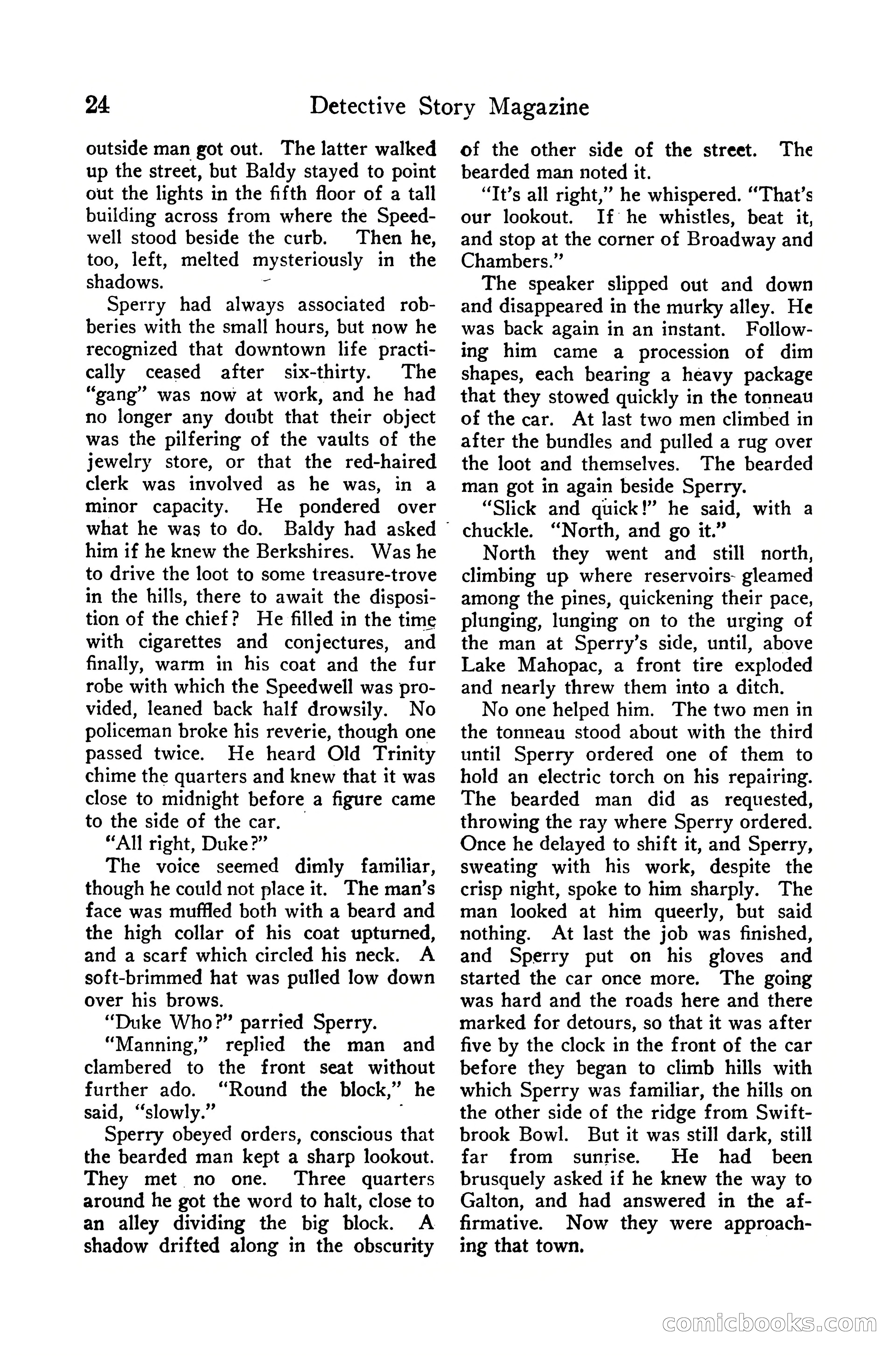 Detective Story Magazine, December 10, 1918 — page 26 of 164