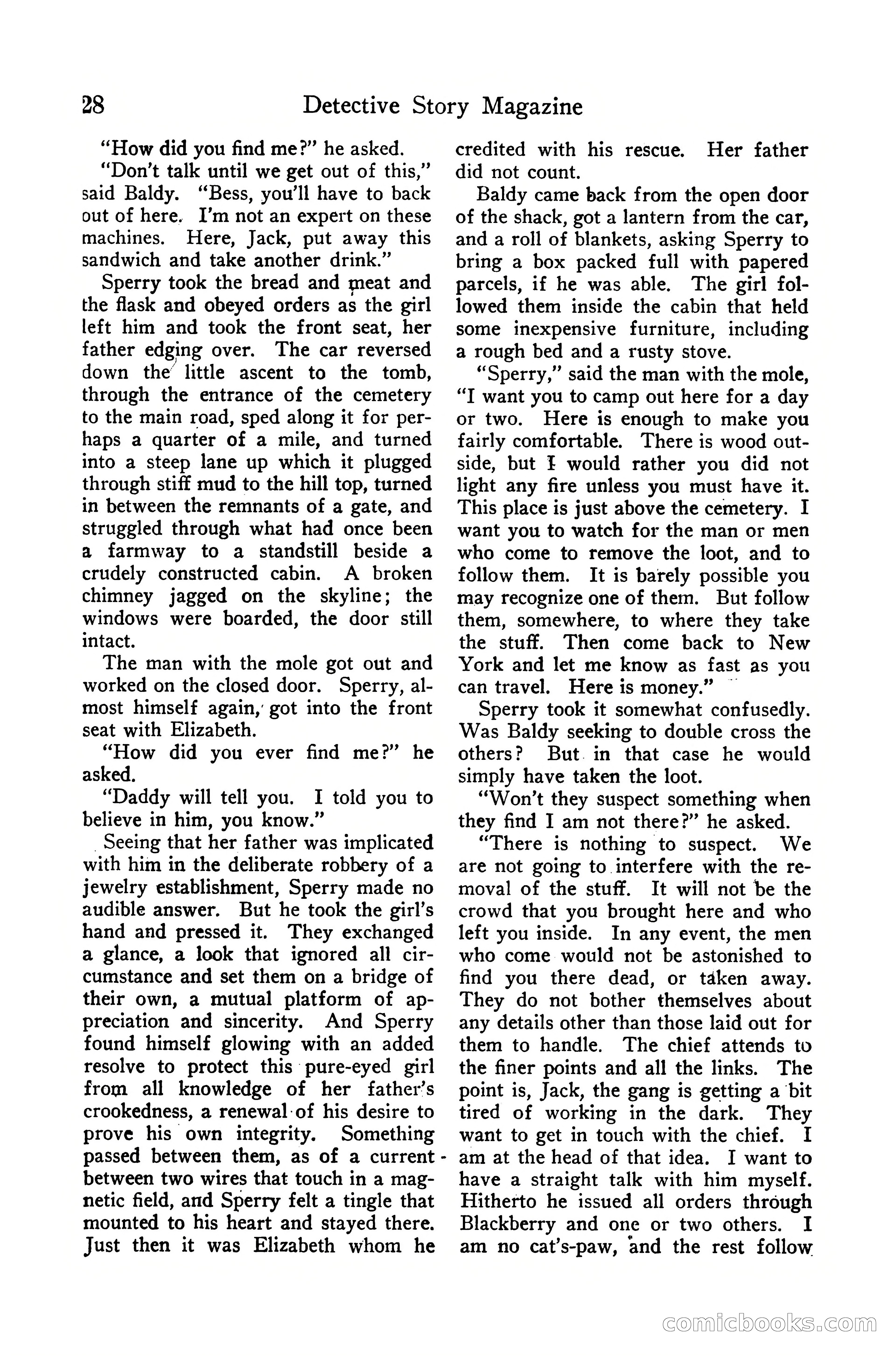 Detective Story Magazine, December 10, 1918 — page 30 of 164
