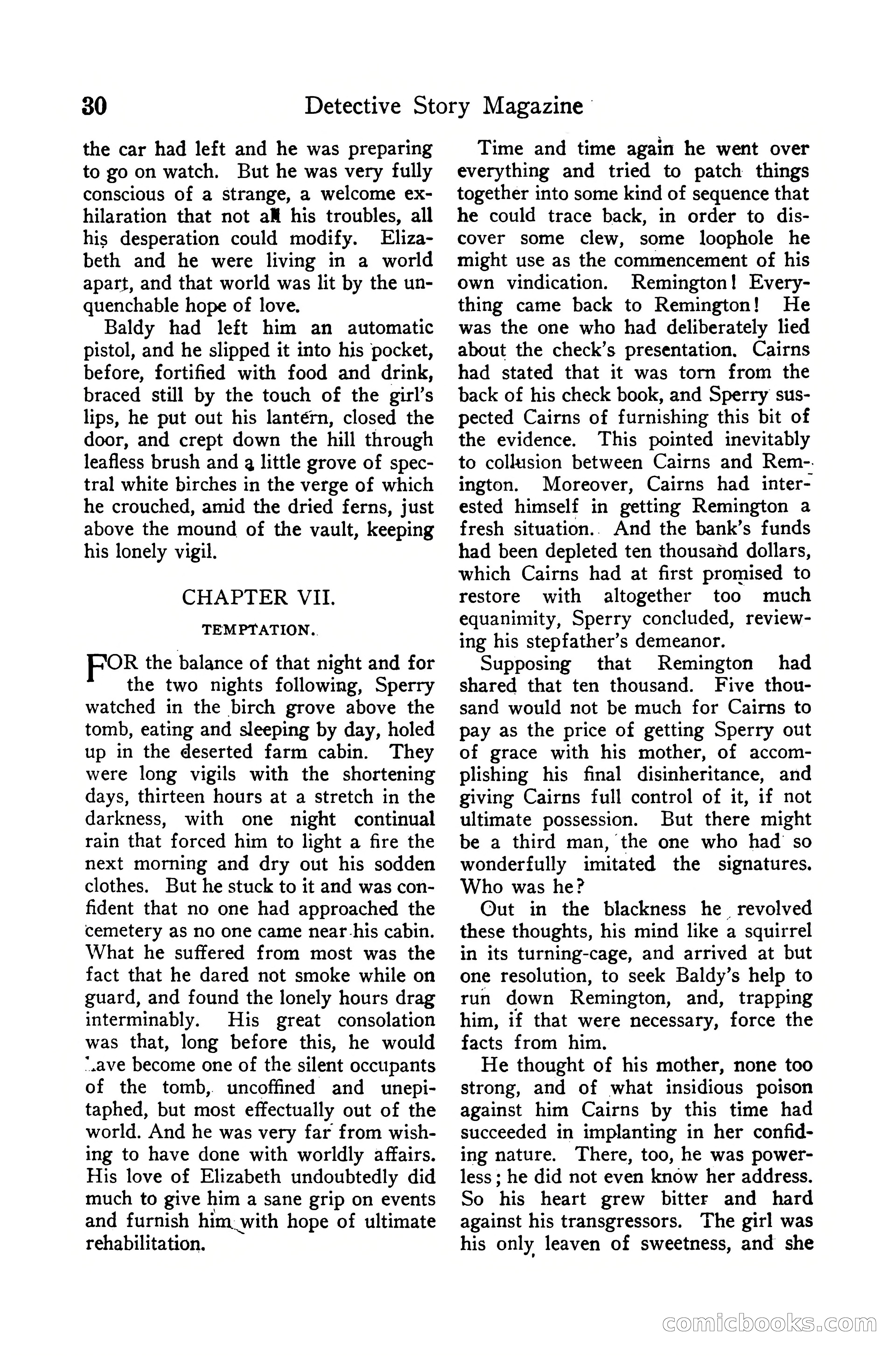 Detective Story Magazine, December 10, 1918 — page 32 of 164