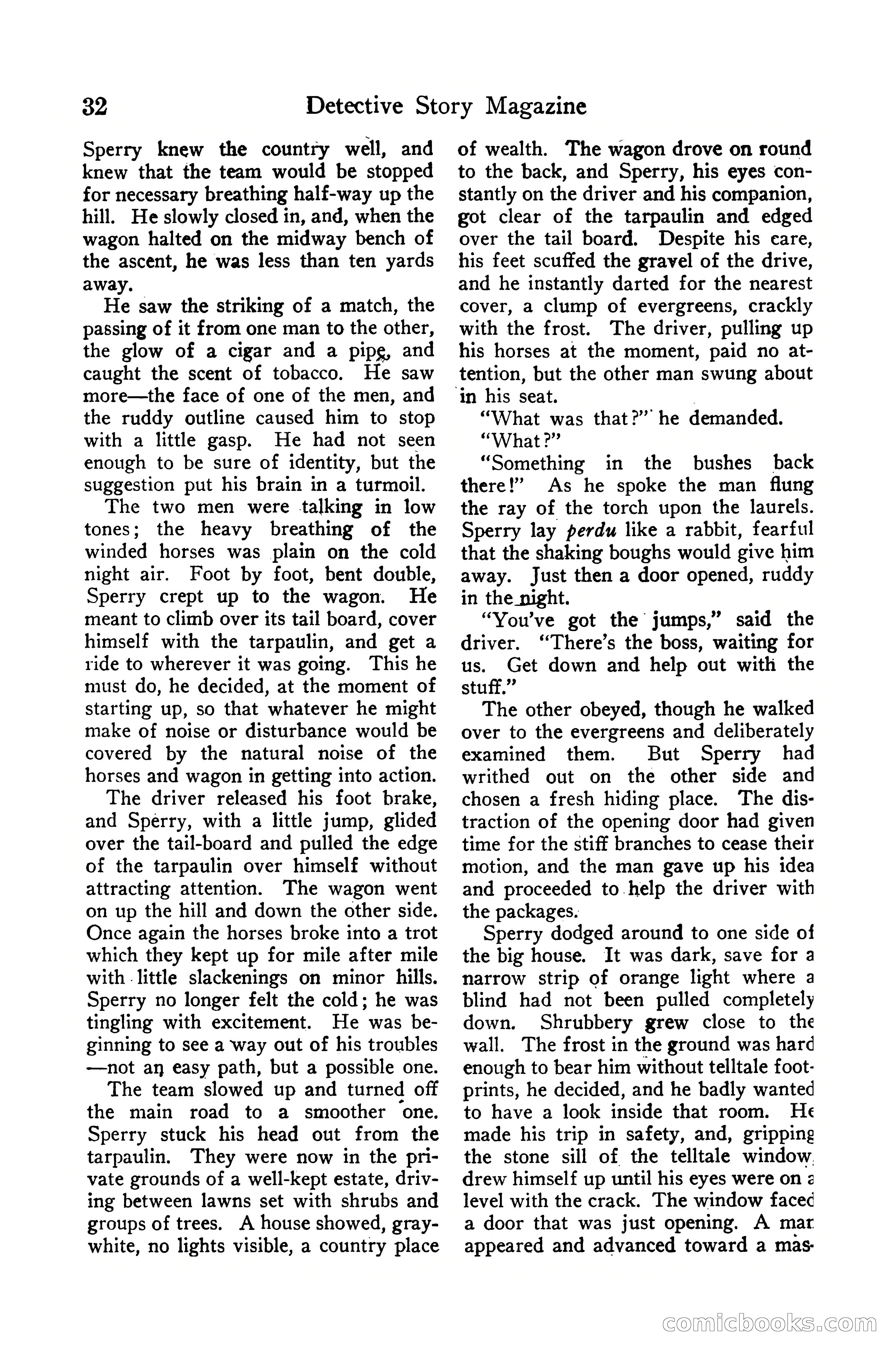 Detective Story Magazine, December 10, 1918 — page 34 of 164
