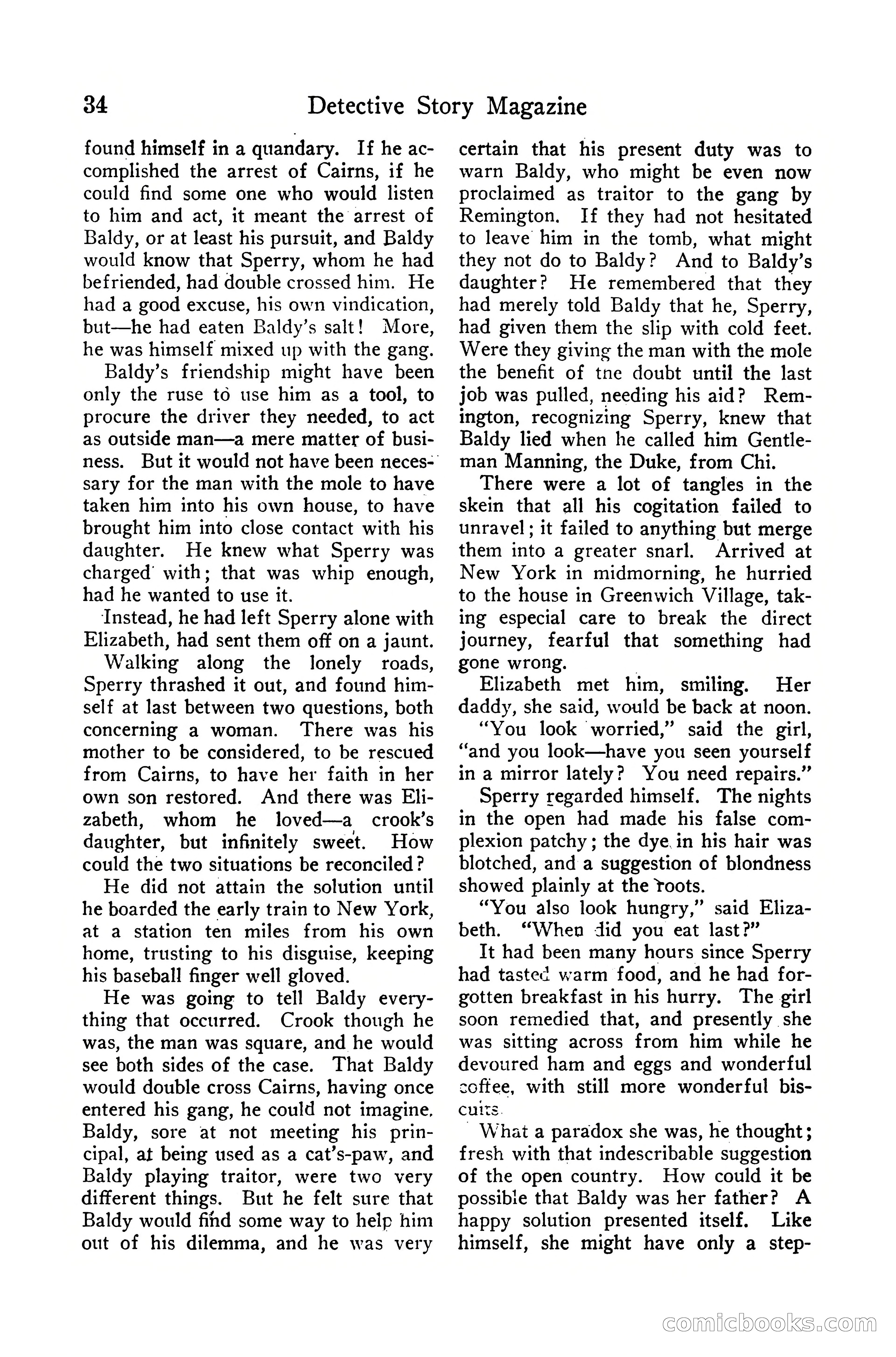 Detective Story Magazine, December 10, 1918 — page 36 of 164