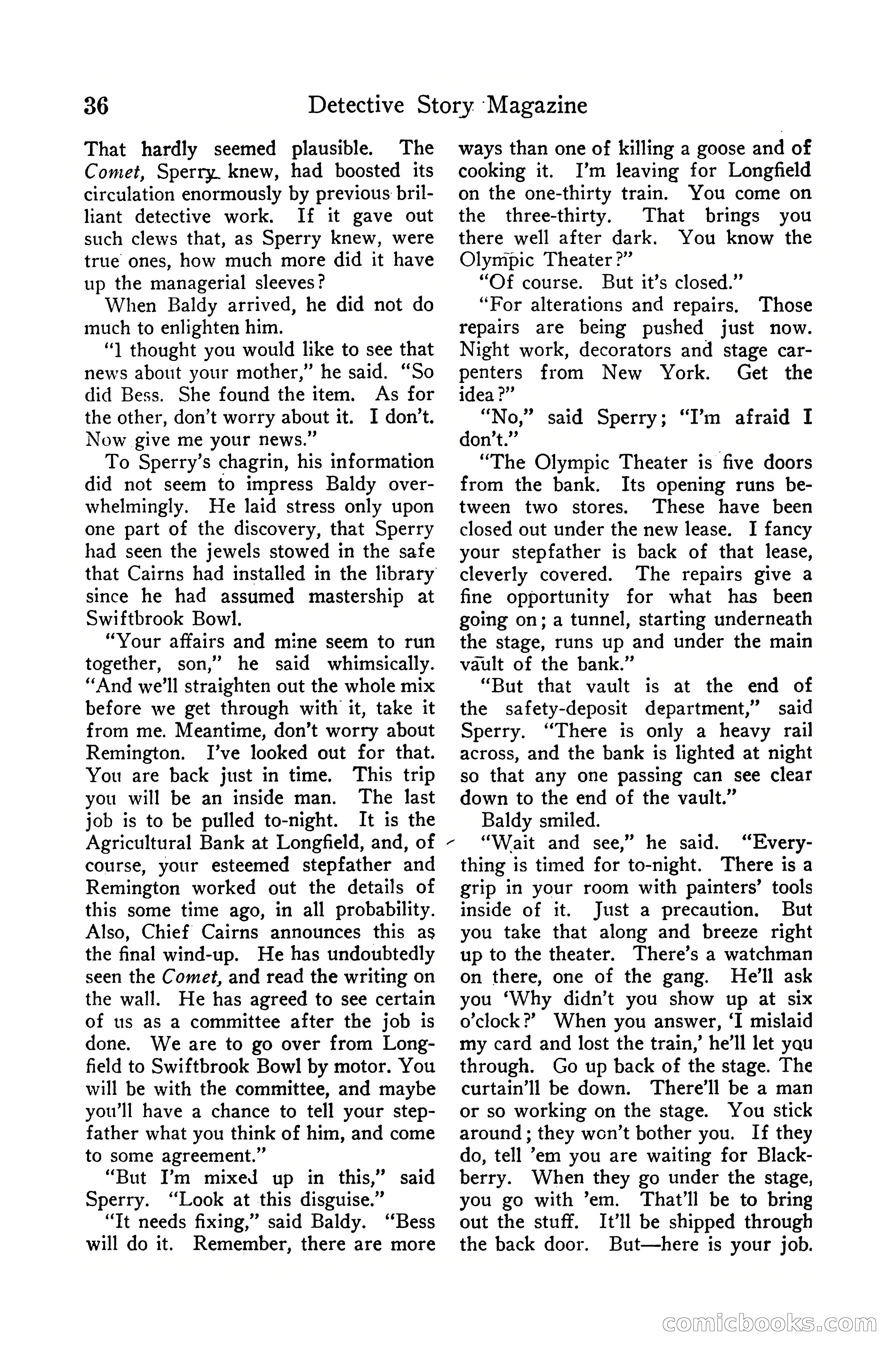 Detective Story Magazine, December 10, 1918 — page 38 of 164