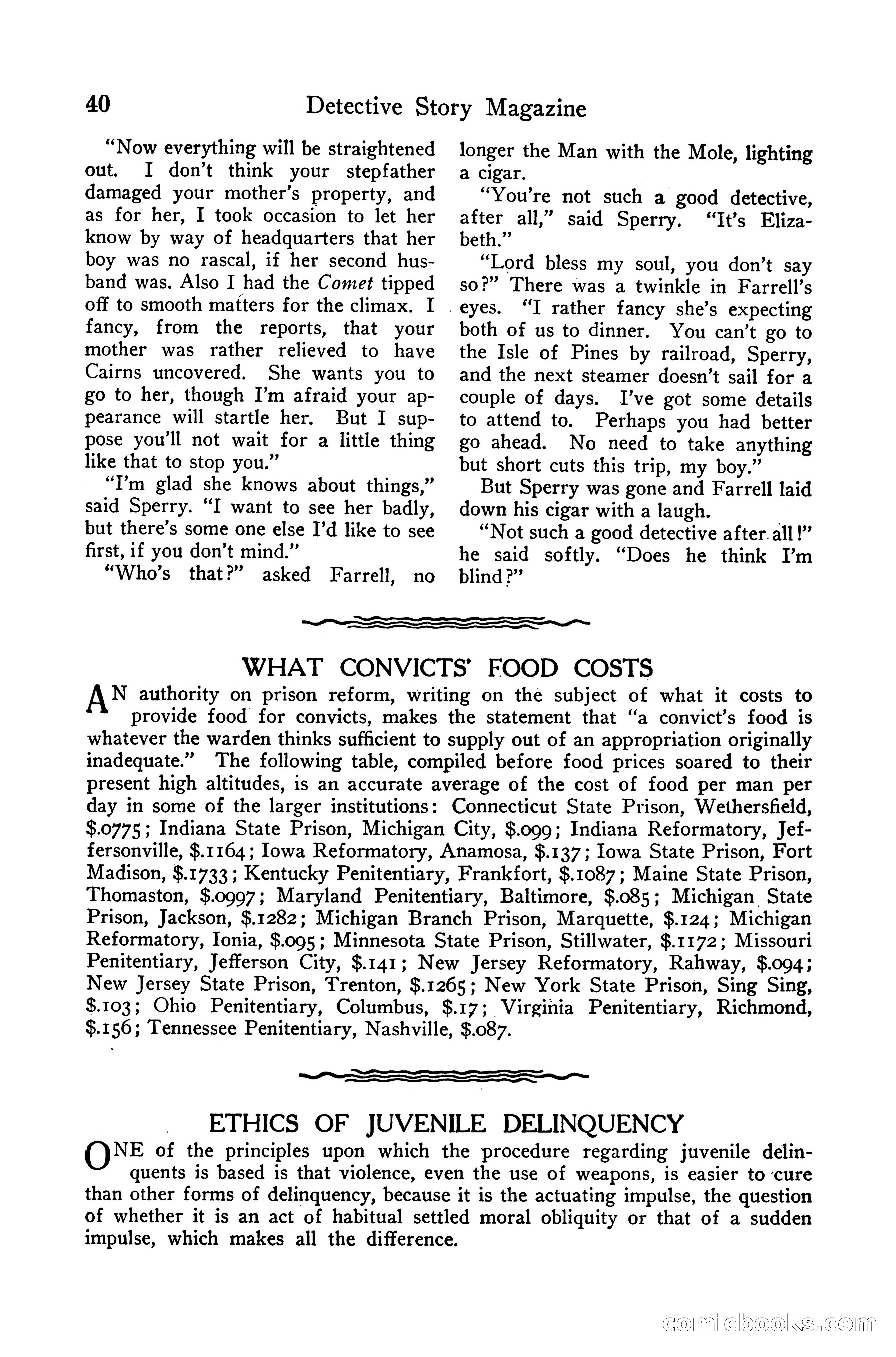 Detective Story Magazine, December 10, 1918 — page 42 of 164