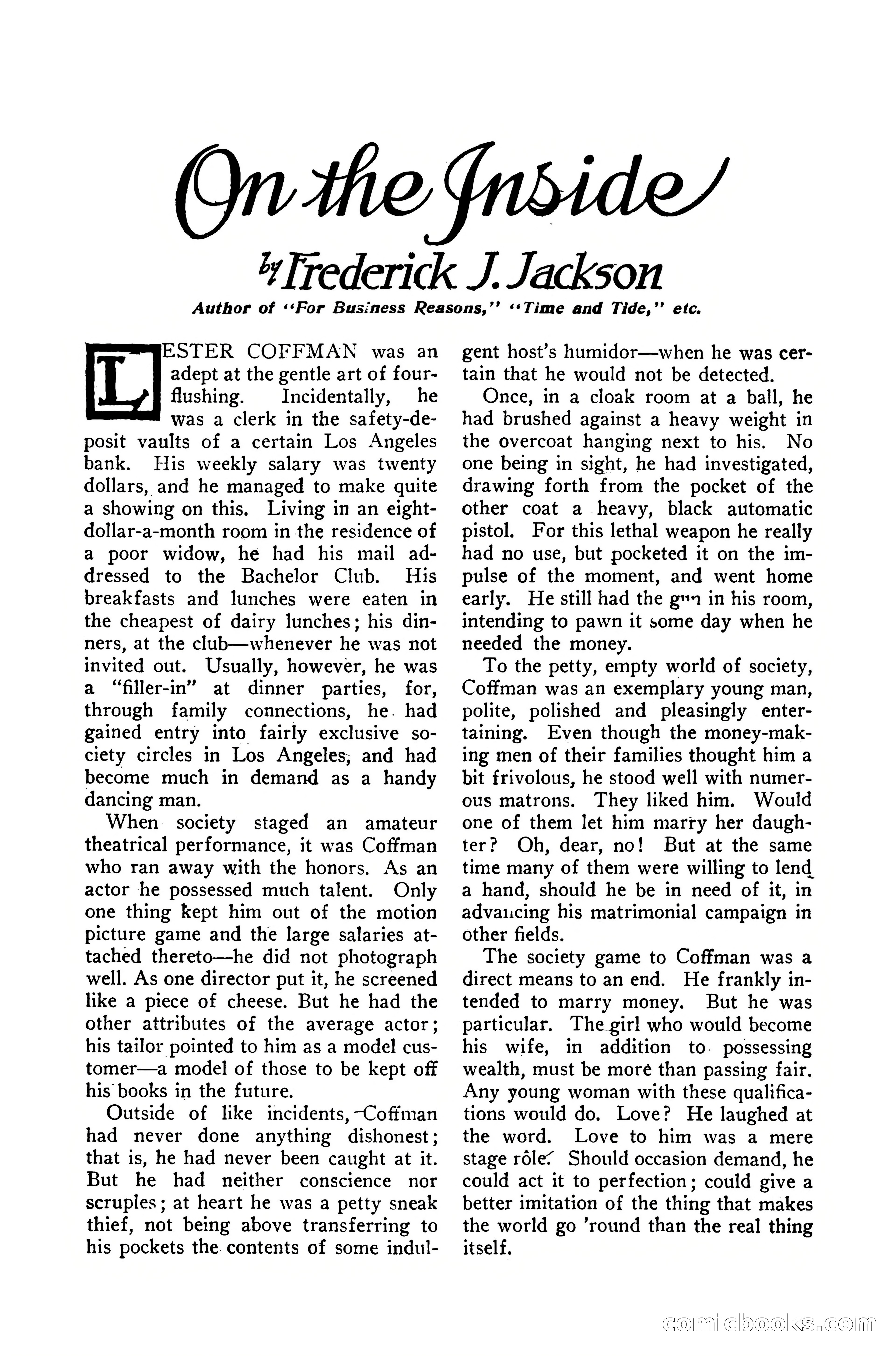 Detective Story Magazine, December 10, 1918 — page 43 of 164