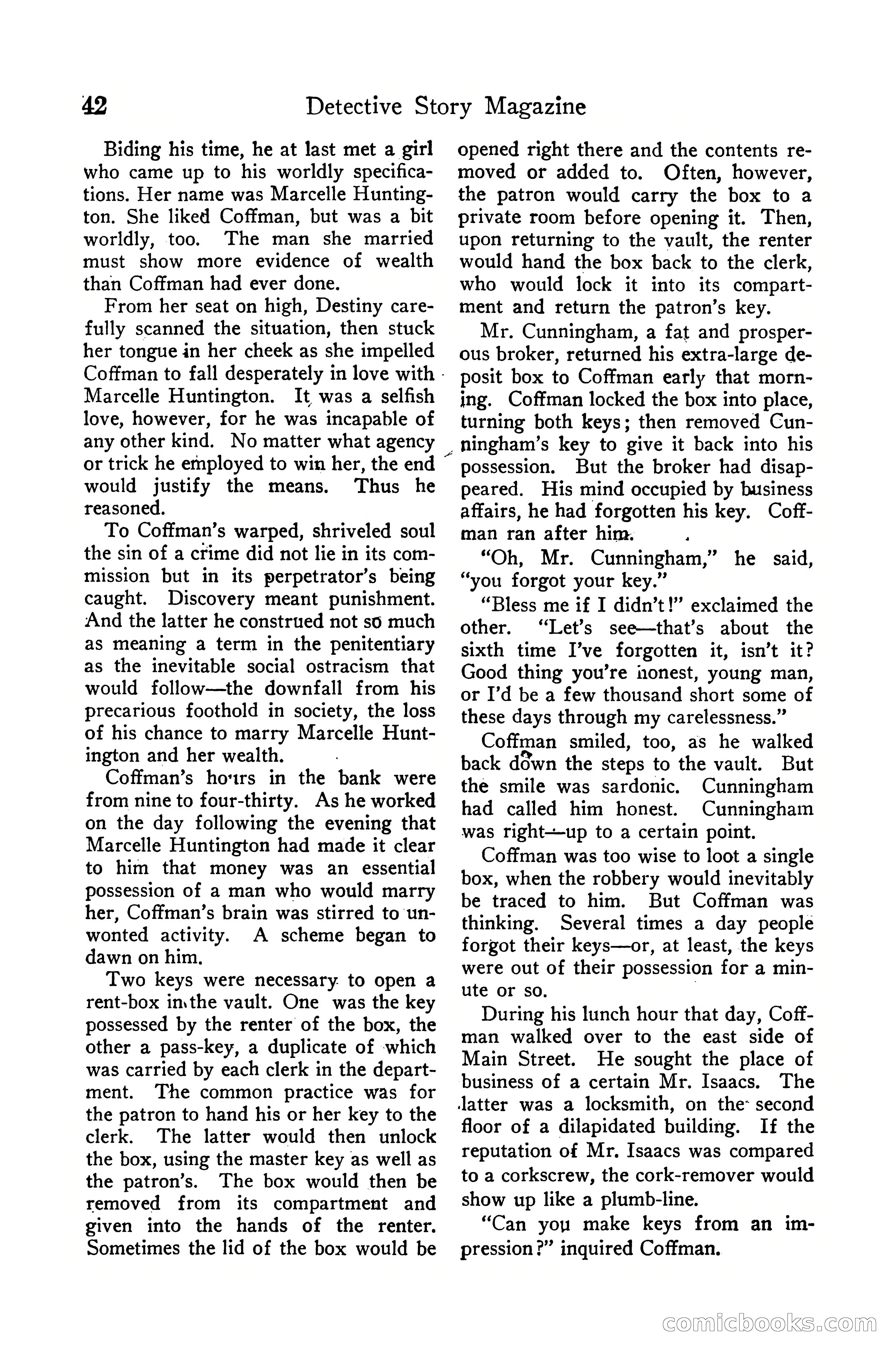 Detective Story Magazine, December 10, 1918 — page 44 of 164