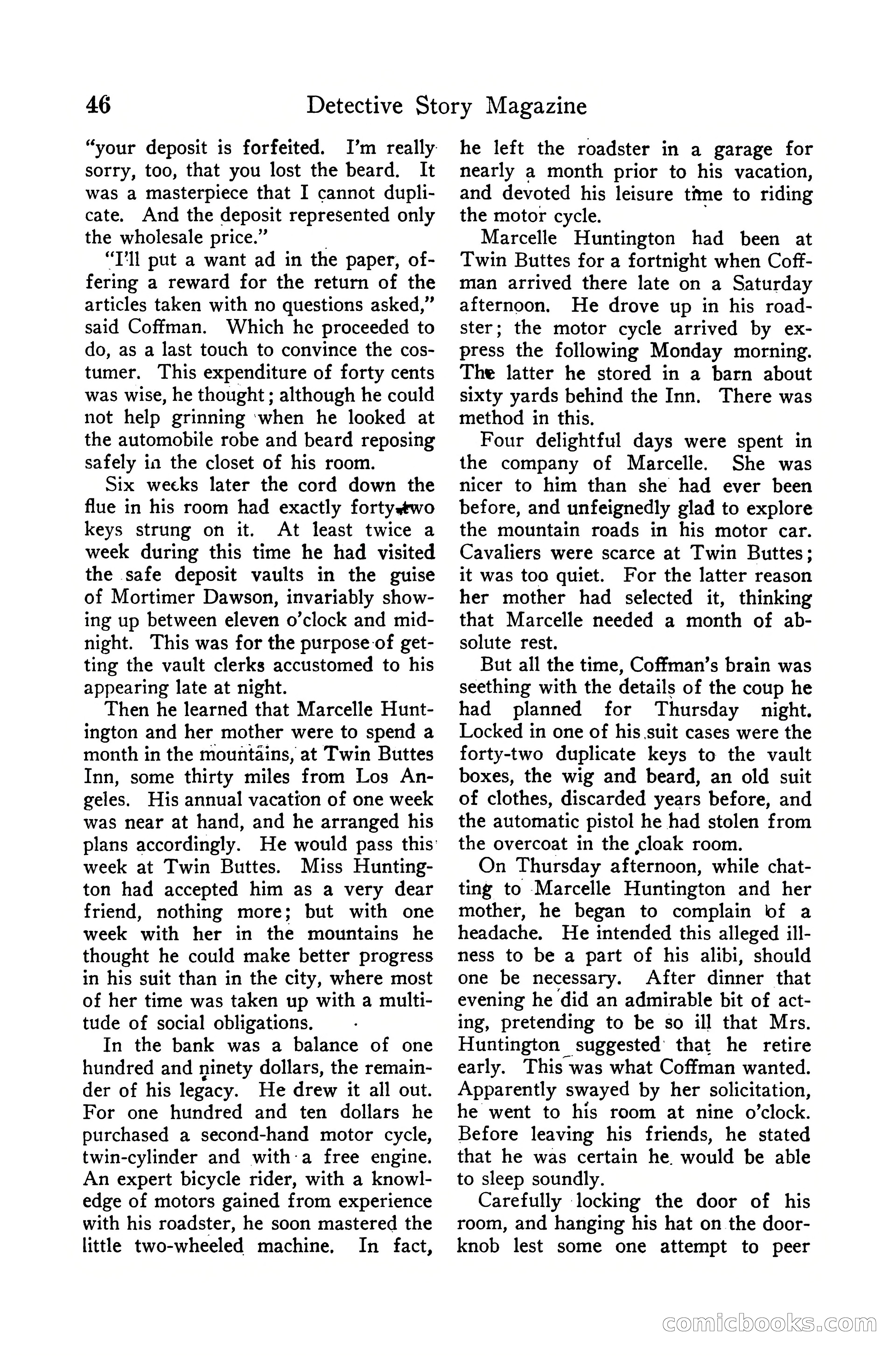 Detective Story Magazine, December 10, 1918 — page 48 of 164