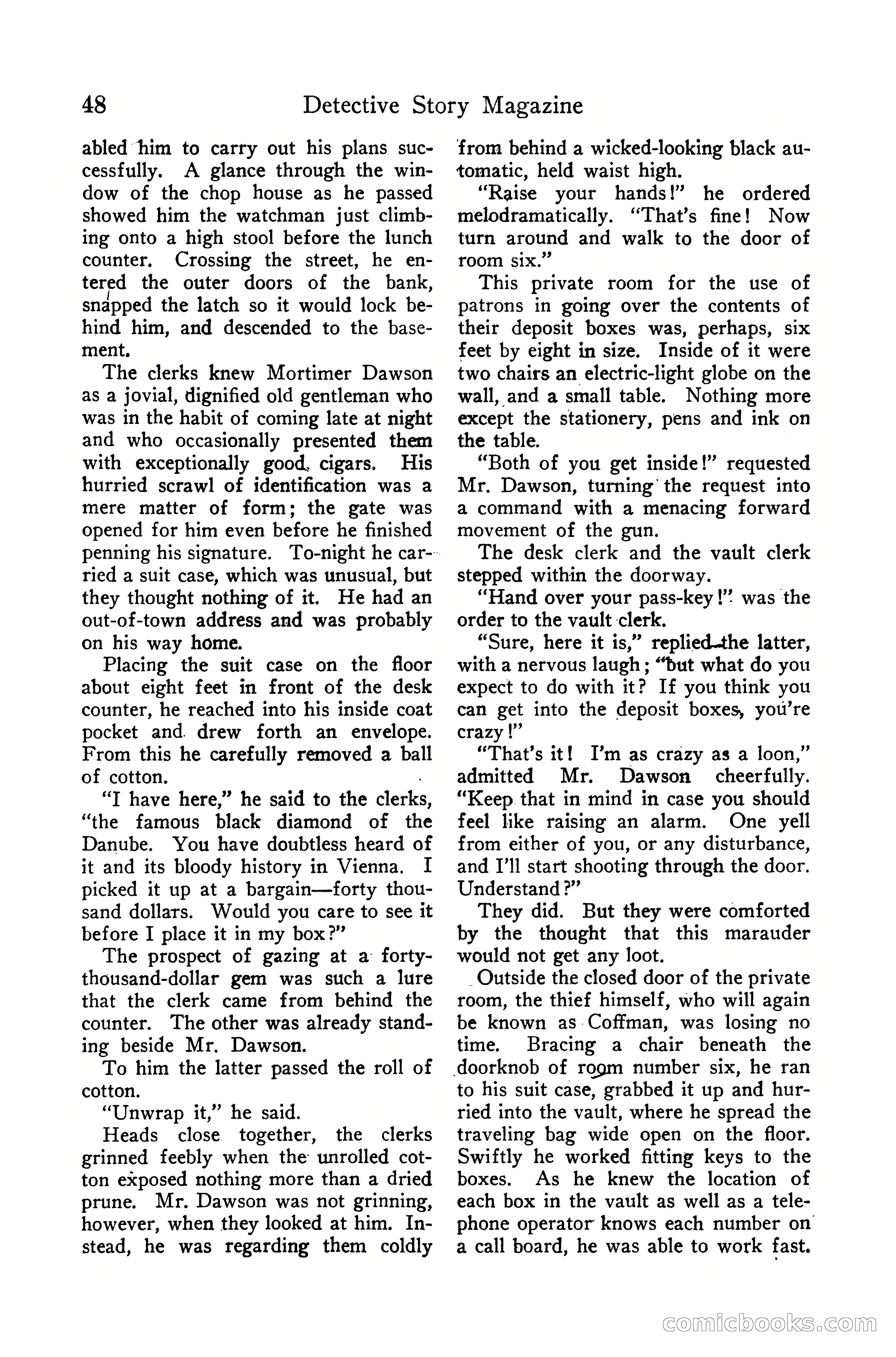 Detective Story Magazine, December 10, 1918 — page 50 of 164