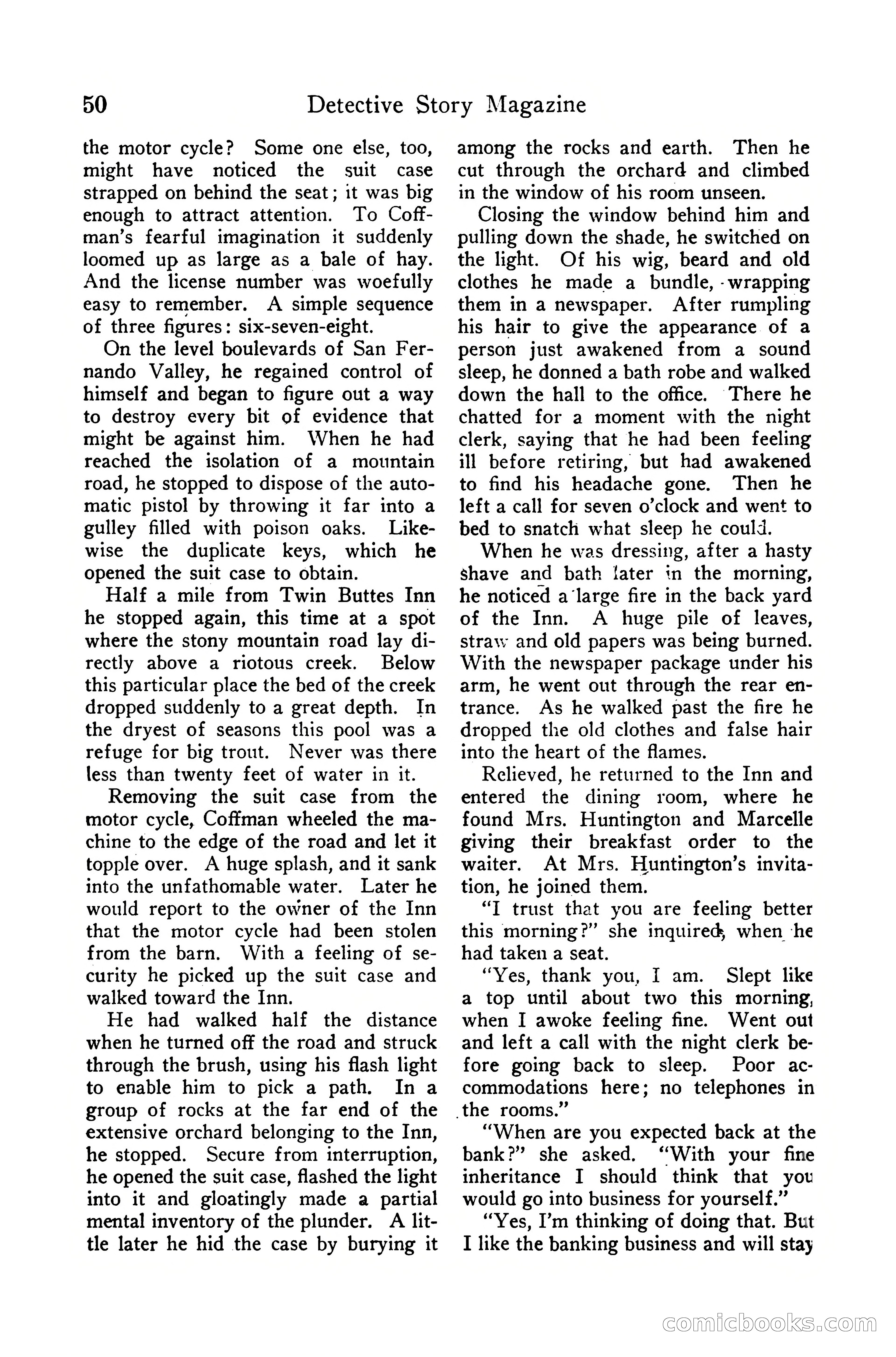 Detective Story Magazine, December 10, 1918 — page 52 of 164