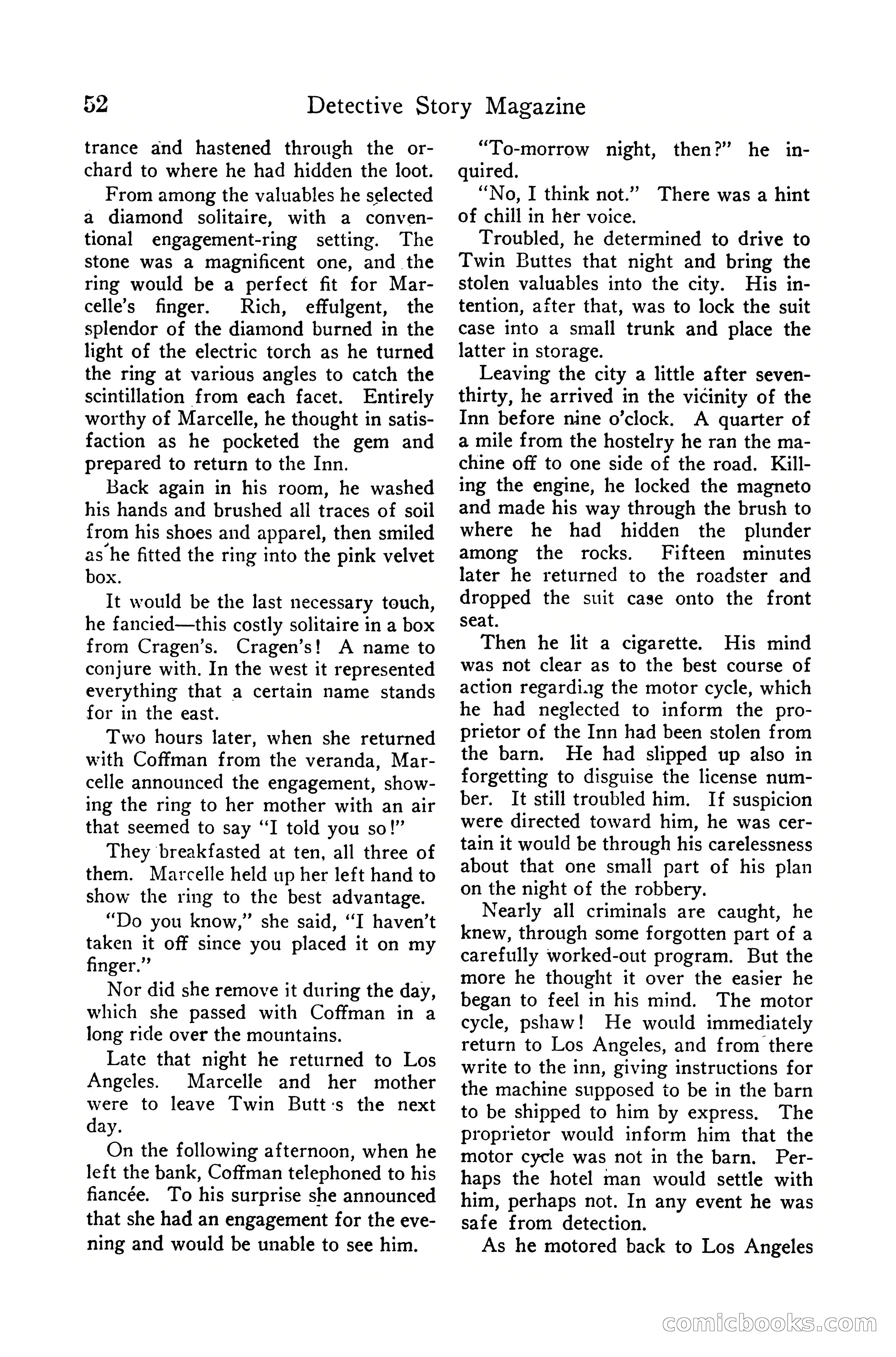 Detective Story Magazine, December 10, 1918 — page 54 of 164